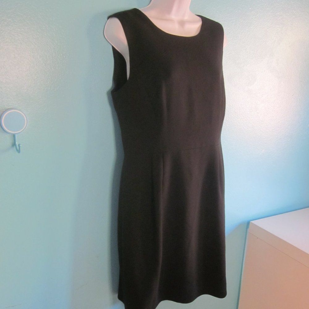 Kate Spade Kate Spade Womens Size 12 Black Sheath Work Dress Lined with Size L / US 10 / IT 46 - 10 Thumbnail
