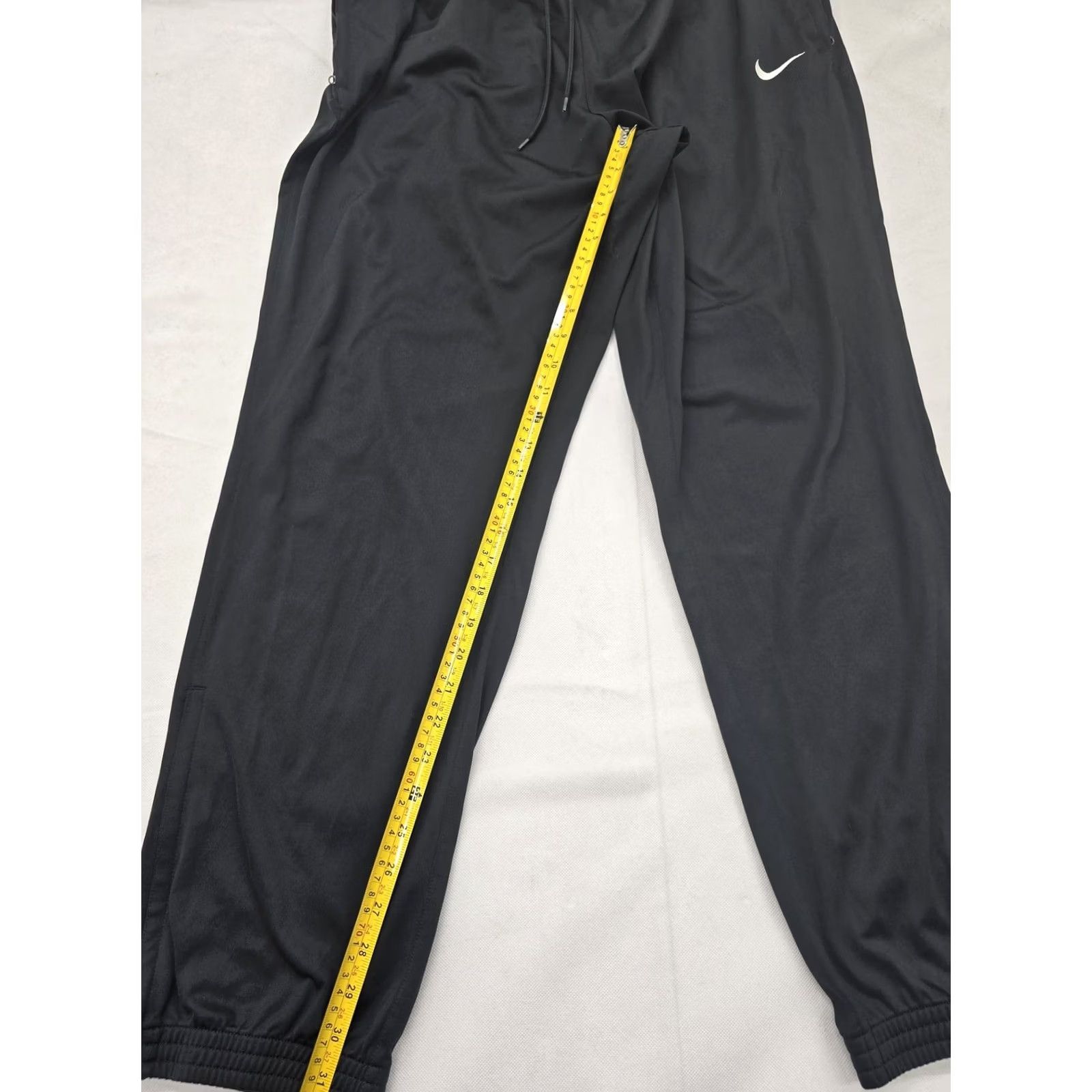 Nike Nike Mens XXL Black Dri-FIT Tapered Joggers Drawstring Pants Size US 39 - 6 Thumbnail