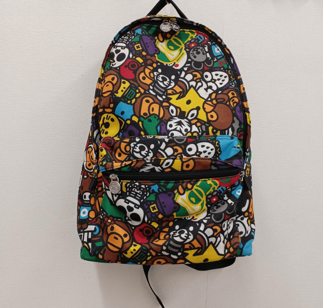 Pre-owned Bape Baby Milo Friends Backpack