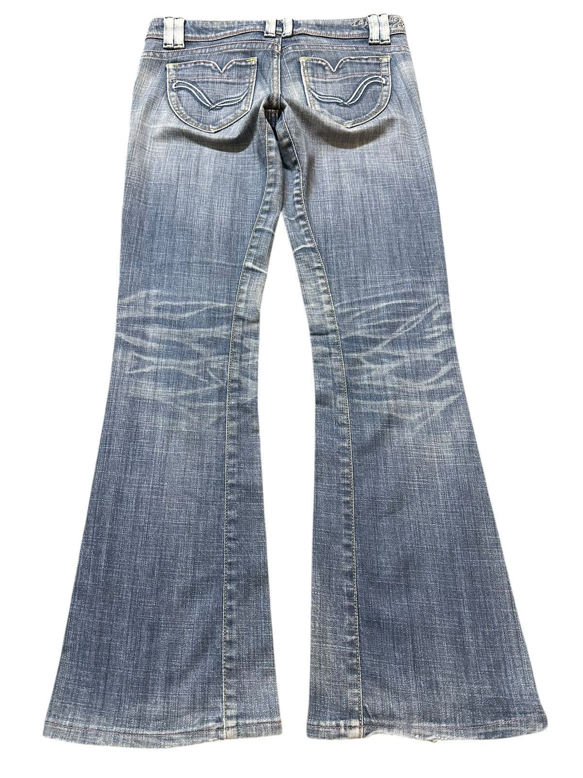 Edwin Vintage Japan Edwin Blue Faded Wash Style Flared Jeans Size US 30 / EU 46 - 2 Thumbnail