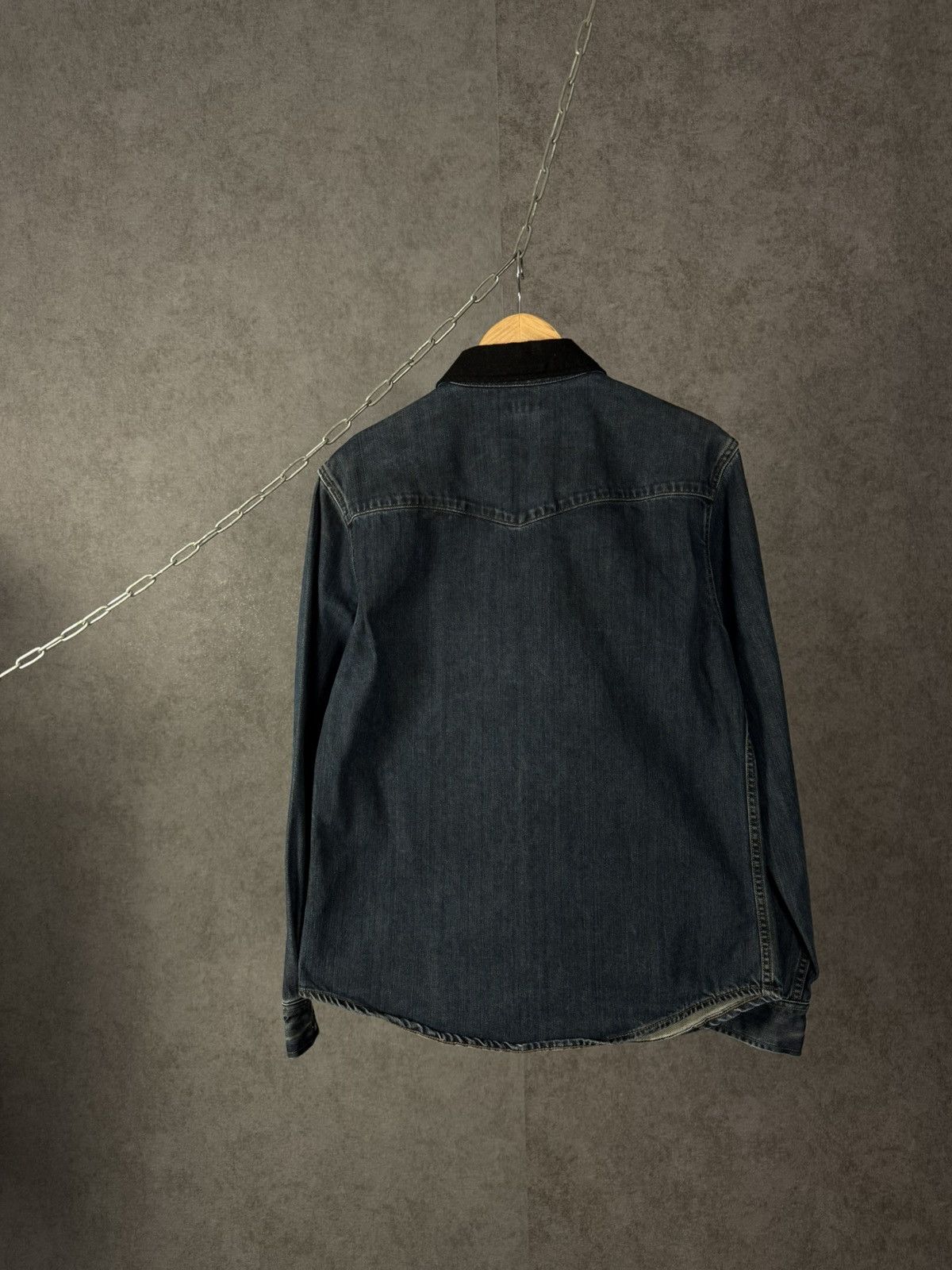 Allsaints Allsaints vintage designer denim shirt Size US M / EU 48-50 / 2 - 5 Thumbnail