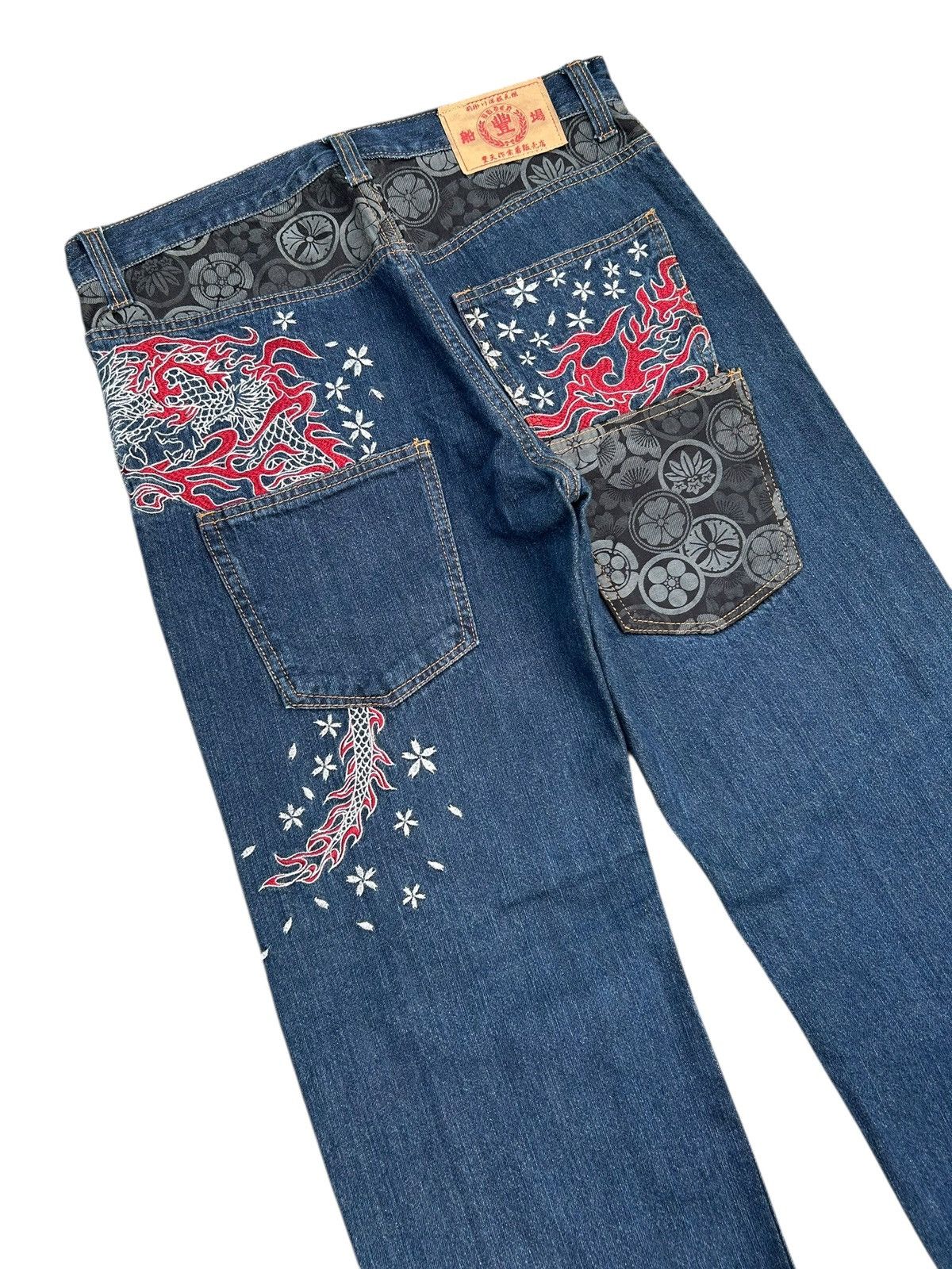Kapital Karakuri Tamashii Japan Dragon Inspired Type Pocket Denim 🎌 Size US 33 - 6 Thumbnail