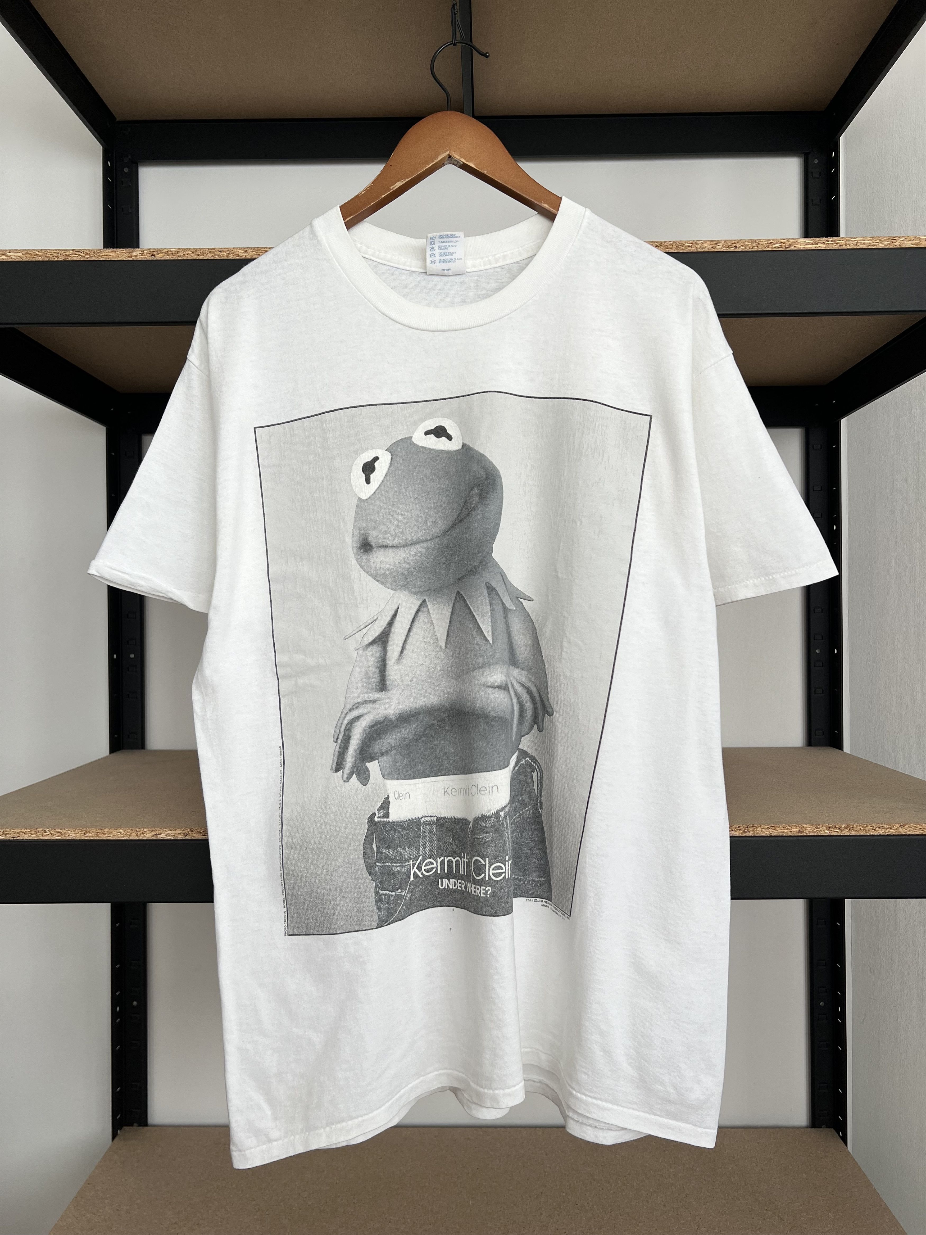 Cartoon Network Vintage 90s Kermit the Frog Kermit Clein Muppets Parody Tee Size US L / EU 52-54 / 3 - 1 Thumbnail