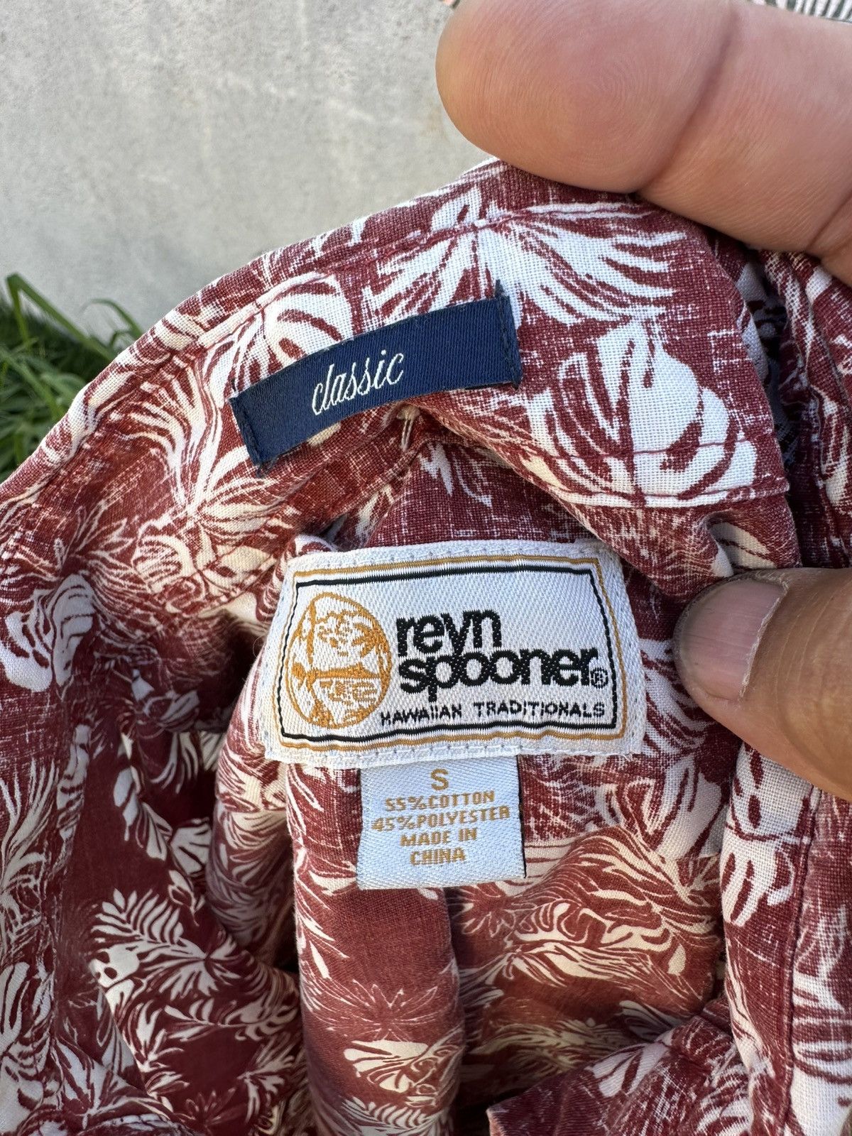 Reyn Spooner PreOwned Reyn Spooner Classic Red Hawaiian Print Men's S Size US S / EU 44-46 / 1 - 4 Thumbnail