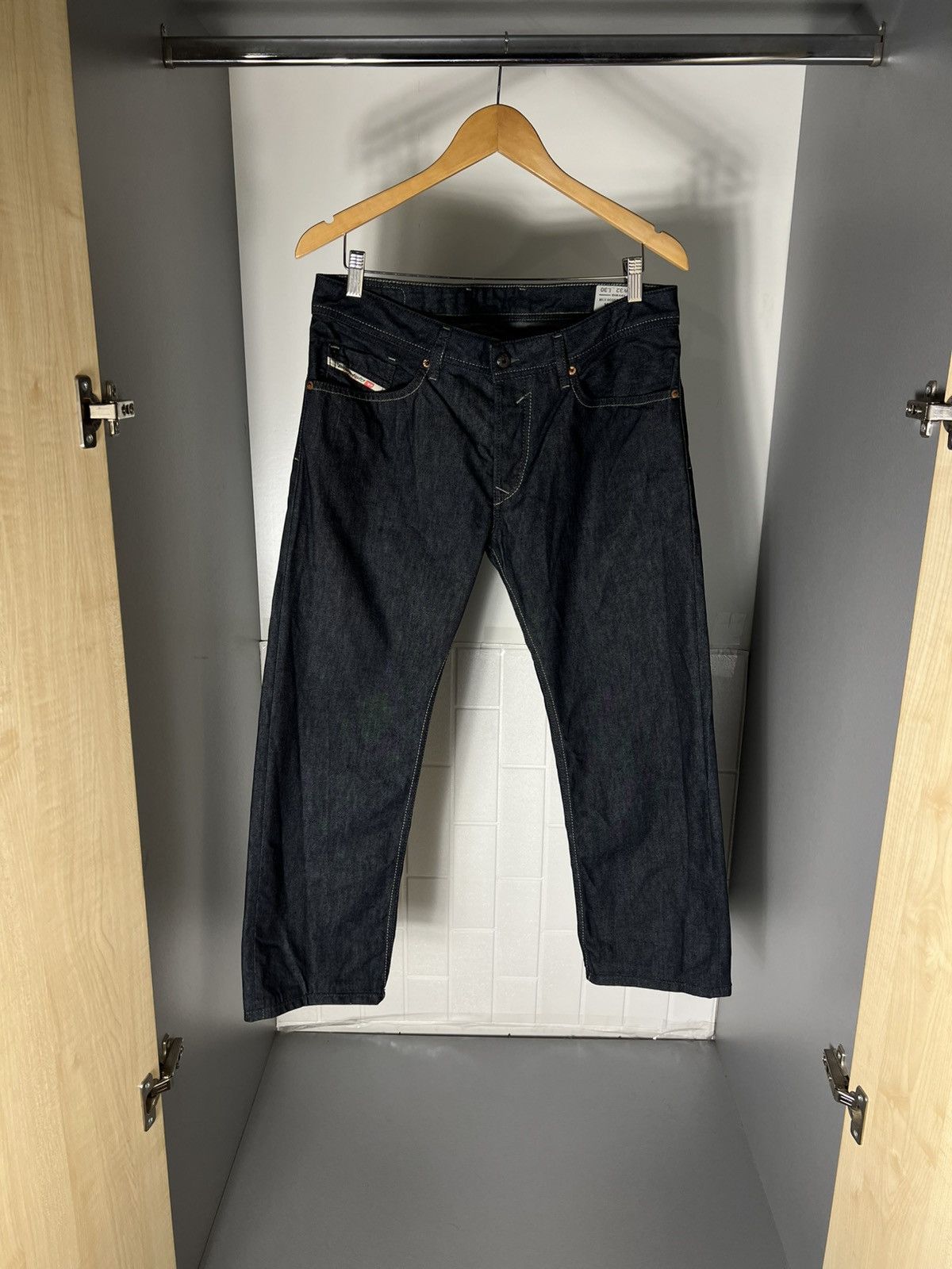 Diesel VINTAGE DIESEL INDUSTRY DENIM DIVISION JEANS CASUAL Y2K 90s Size US 32 / EU 48 - 9 Thumbnail