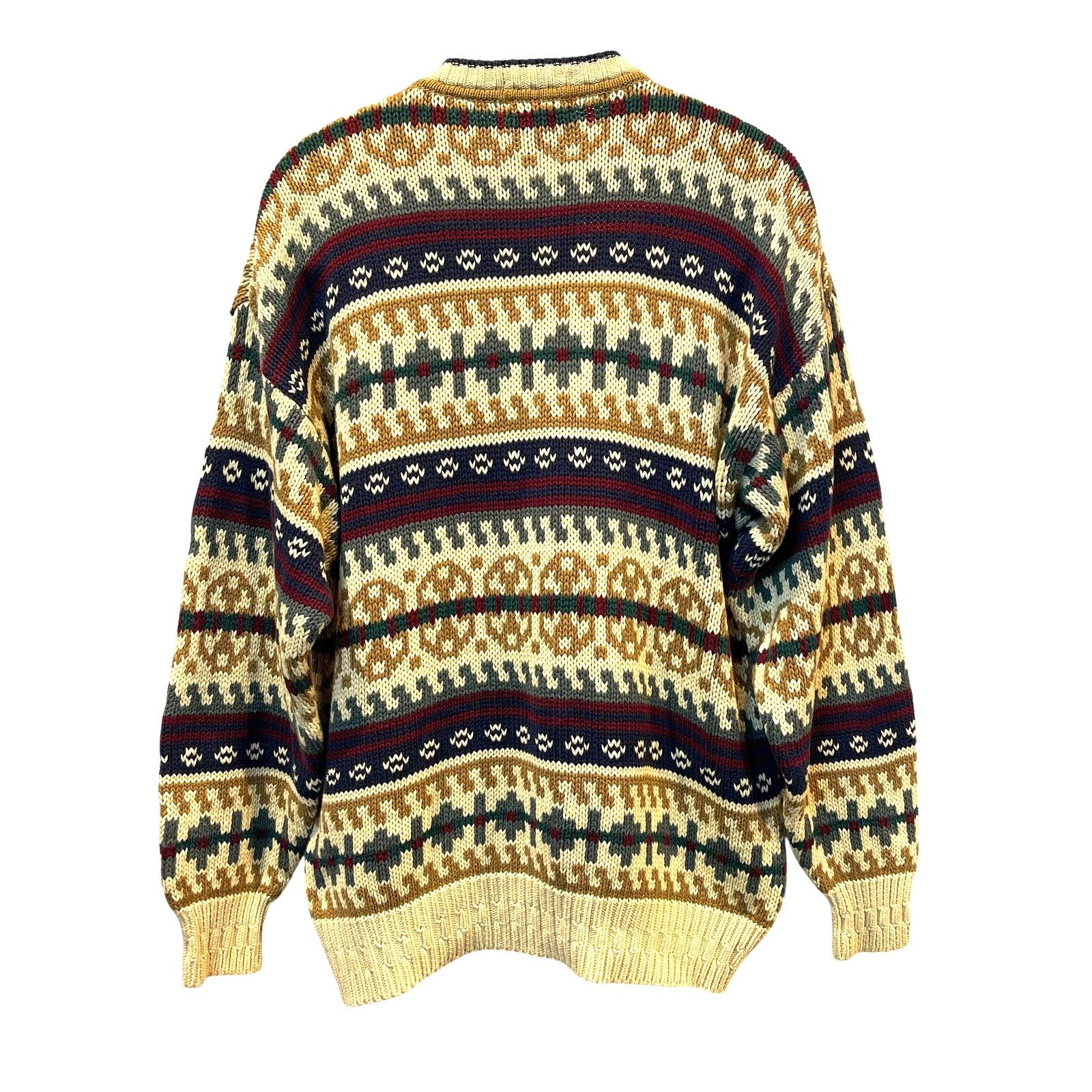 Gant GANT Hand Framed Cotton Fair Isle Sweater Size XL Size US XL / EU 56 / 4 - 4 Thumbnail