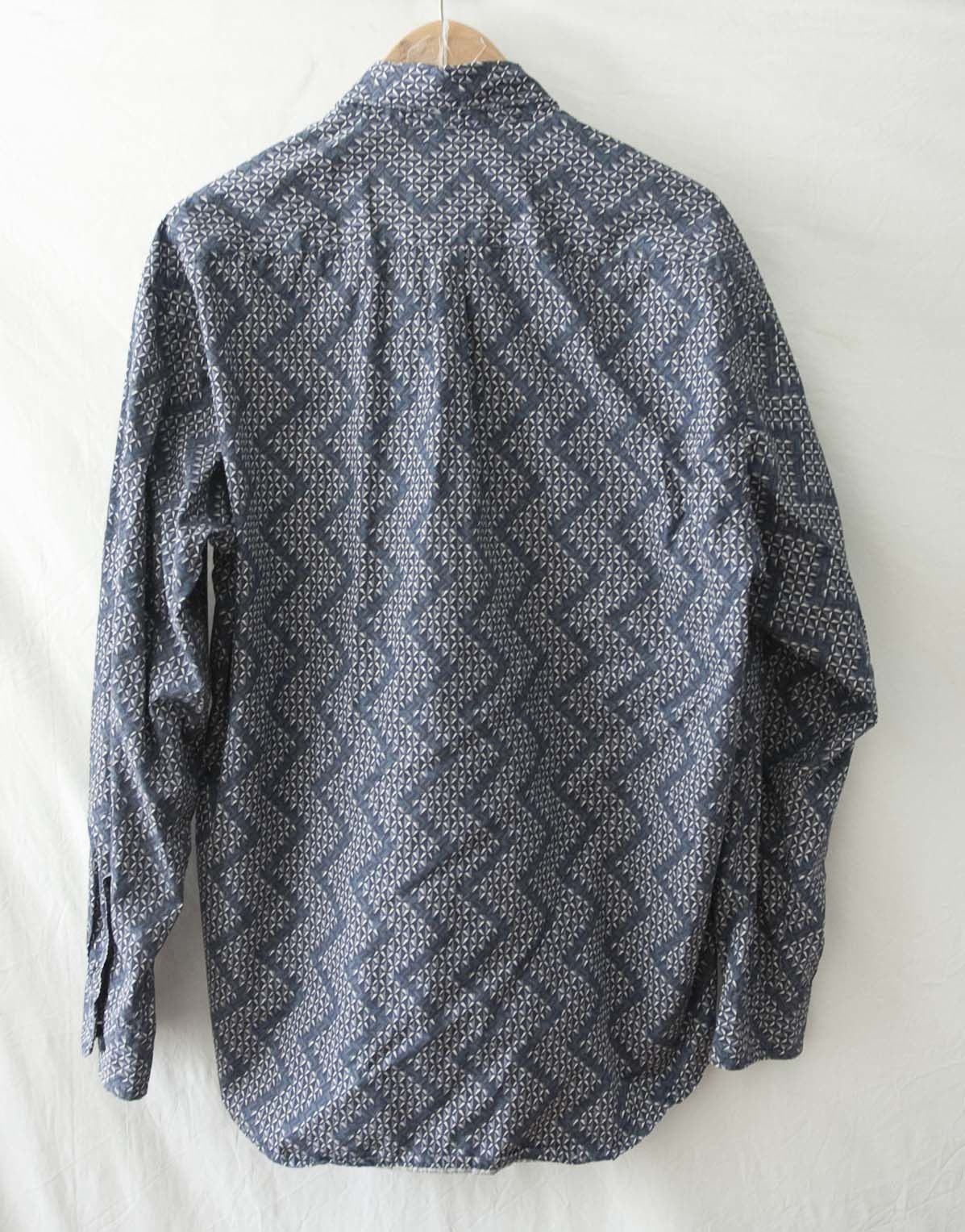 Tilley Tilley Shirt Blue Abstract Size L Size US L / EU 52-54 / 3 - 6 Thumbnail