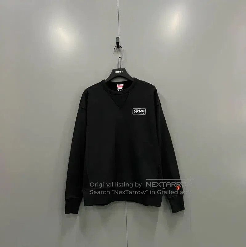 Kenzo Kenzo Black Logo Sweatshirt for Men . Size US S / EU 44-46 / 1 - 1 Thumbnail