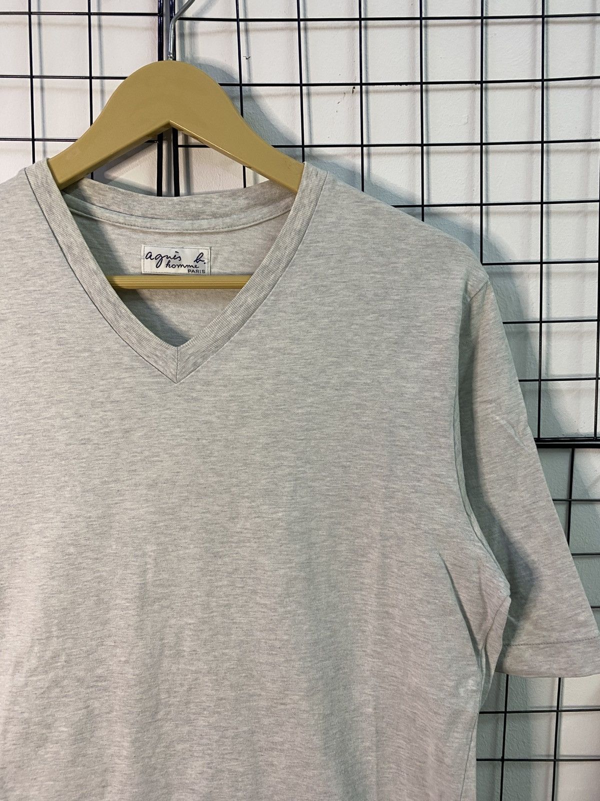 agnes b. V-Neck Agnes b. Homme Paris Tshirt Size US S / EU 44-46 / 1 - 2 Thumbnail