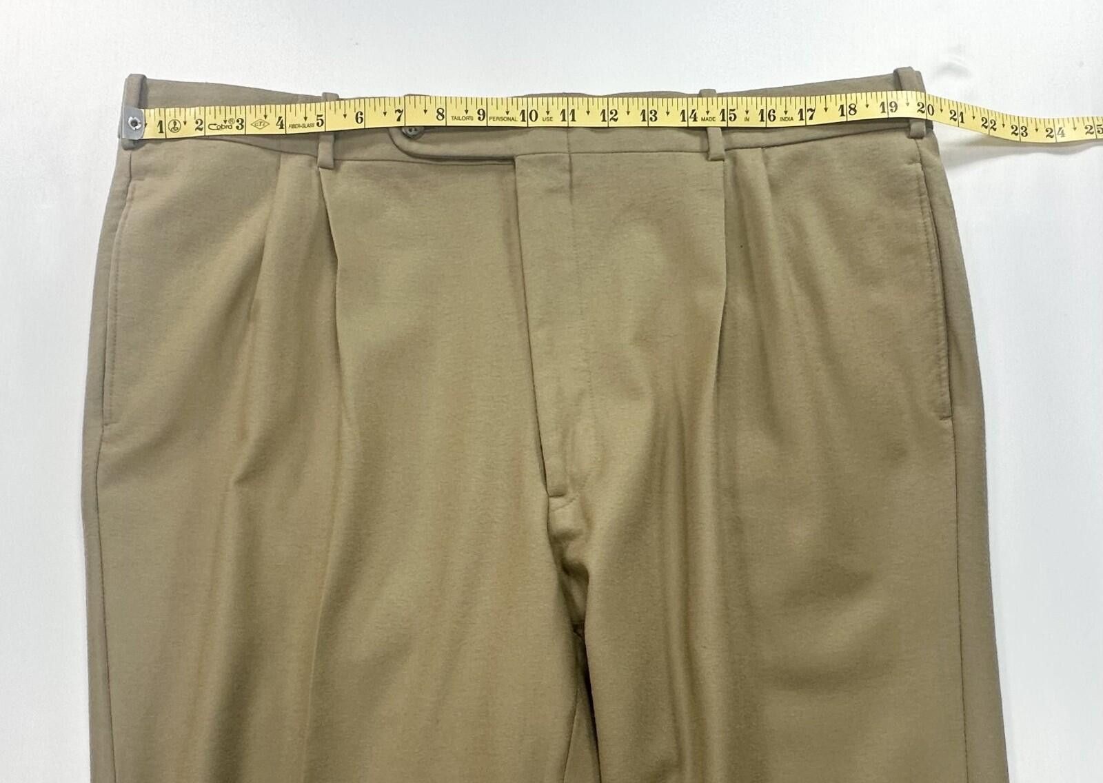 Tom James Tom James Royal Classic Tailored Dress Pants Brown Men 40/28 Size US 40 / EU 56 - 3 Thumbnail