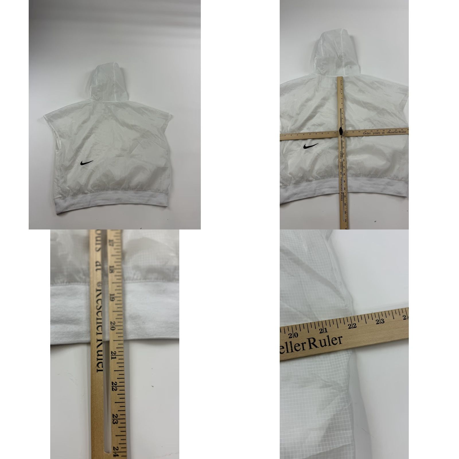 Nike Nike Hooded Pullover Women Small White AR3047-121 Lightweight Tech Pack Running Size S / US 4 / IT 40 - 8 Thumbnail