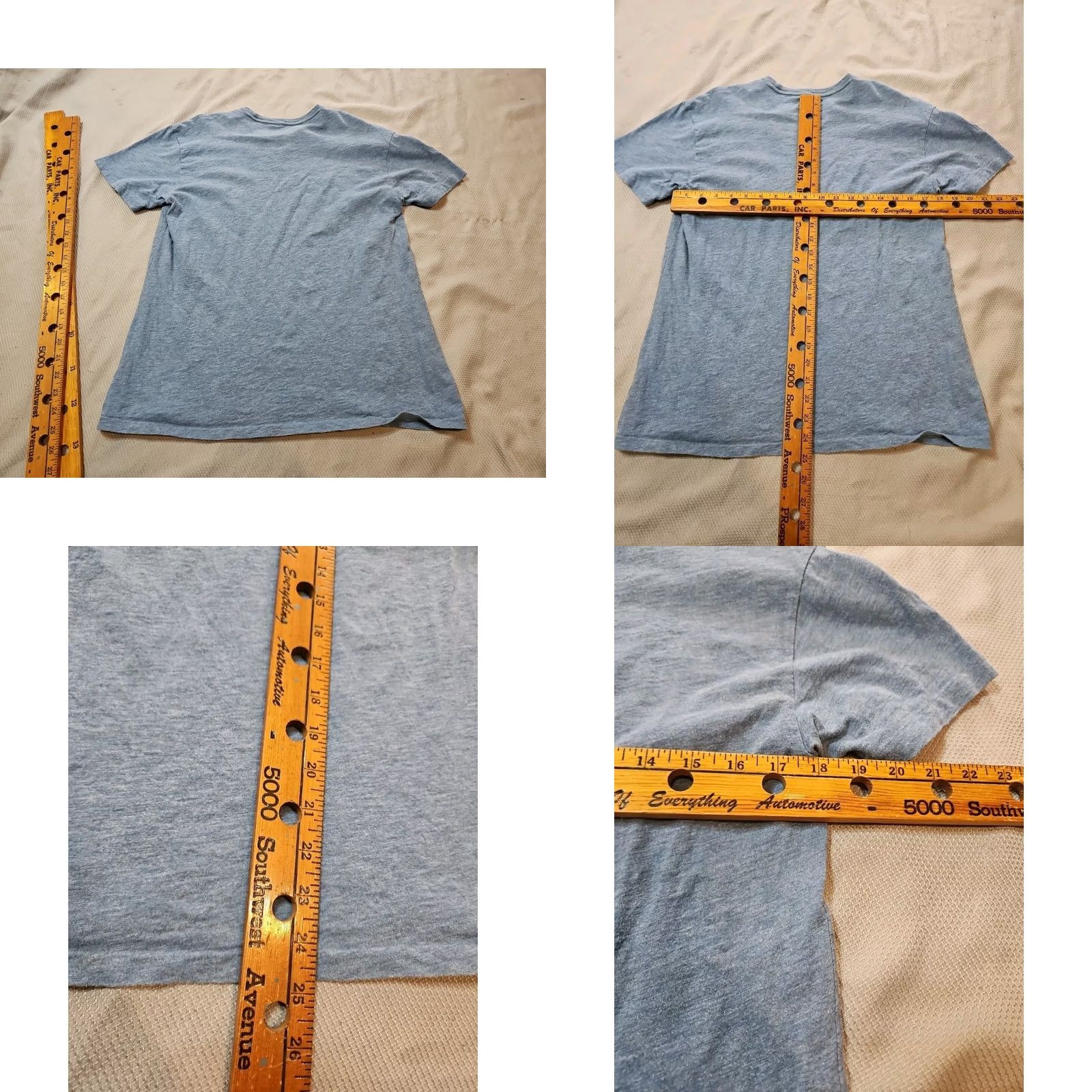 Polo Ralph Lauren Polo Ralph Lauren Shirt Mens S Blue Heather Crewneck Casual Cotton Knit Size US S / EU 44-46 / 1 - 8 Thumbnail