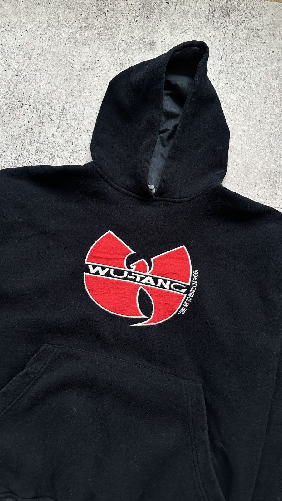 Band Tees 90s WU-TANG CLAN VINTAGE FLEECE HOODIE Size US L / EU 52-54 / 3 - 3 Thumbnail