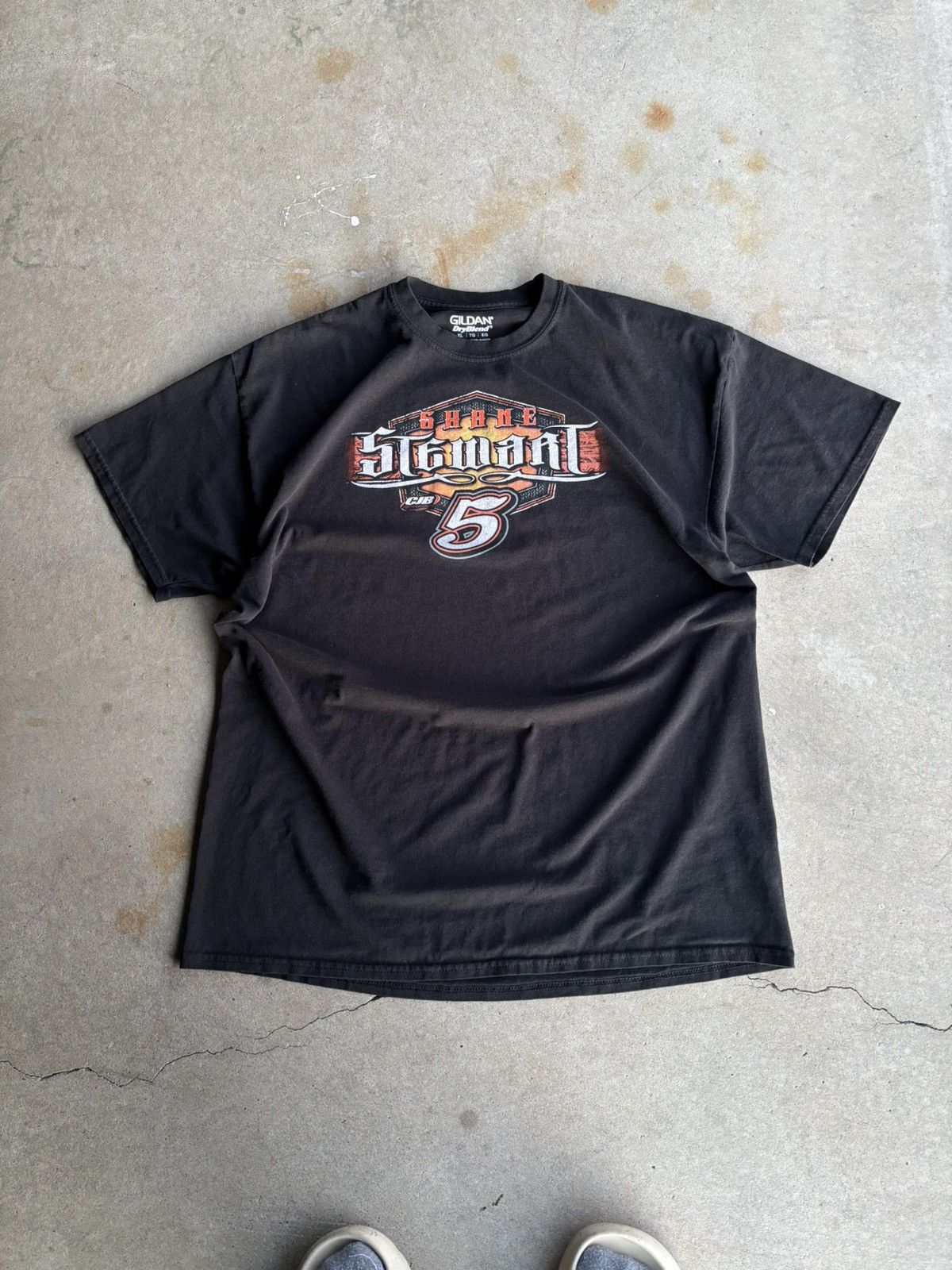 Other Crazy Faded Black Shane Stewart Motorsports Boxy Tee Size US XL / EU 56 / 4 - 2 Thumbnail