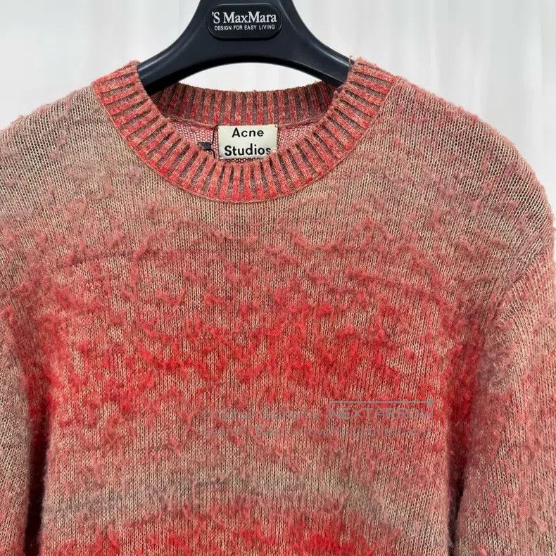 Acne Studios Acne Studios Fuzzy design gradient striped knitted sweater Size US XS / EU 42 / 0 - 3 Thumbnail