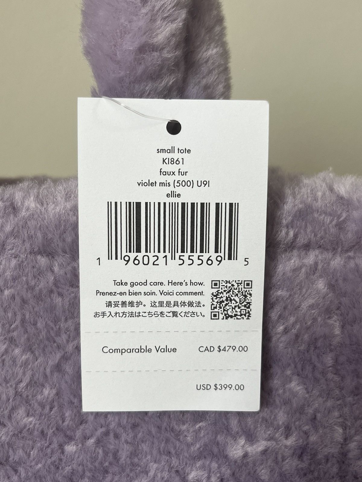 Kate Spade Kate Spade Ellie Faux Fur Small Tote Size ONE SIZE - 7 Thumbnail