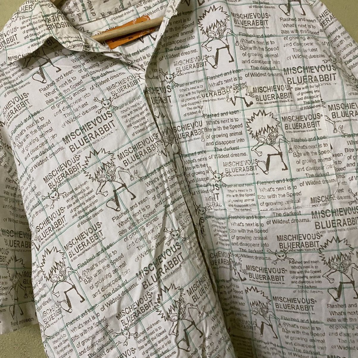 Japanese Brand Mischievous emi nakayama /entrex shirt button up full print Size US XL / EU 56 / 4 - 3 Thumbnail