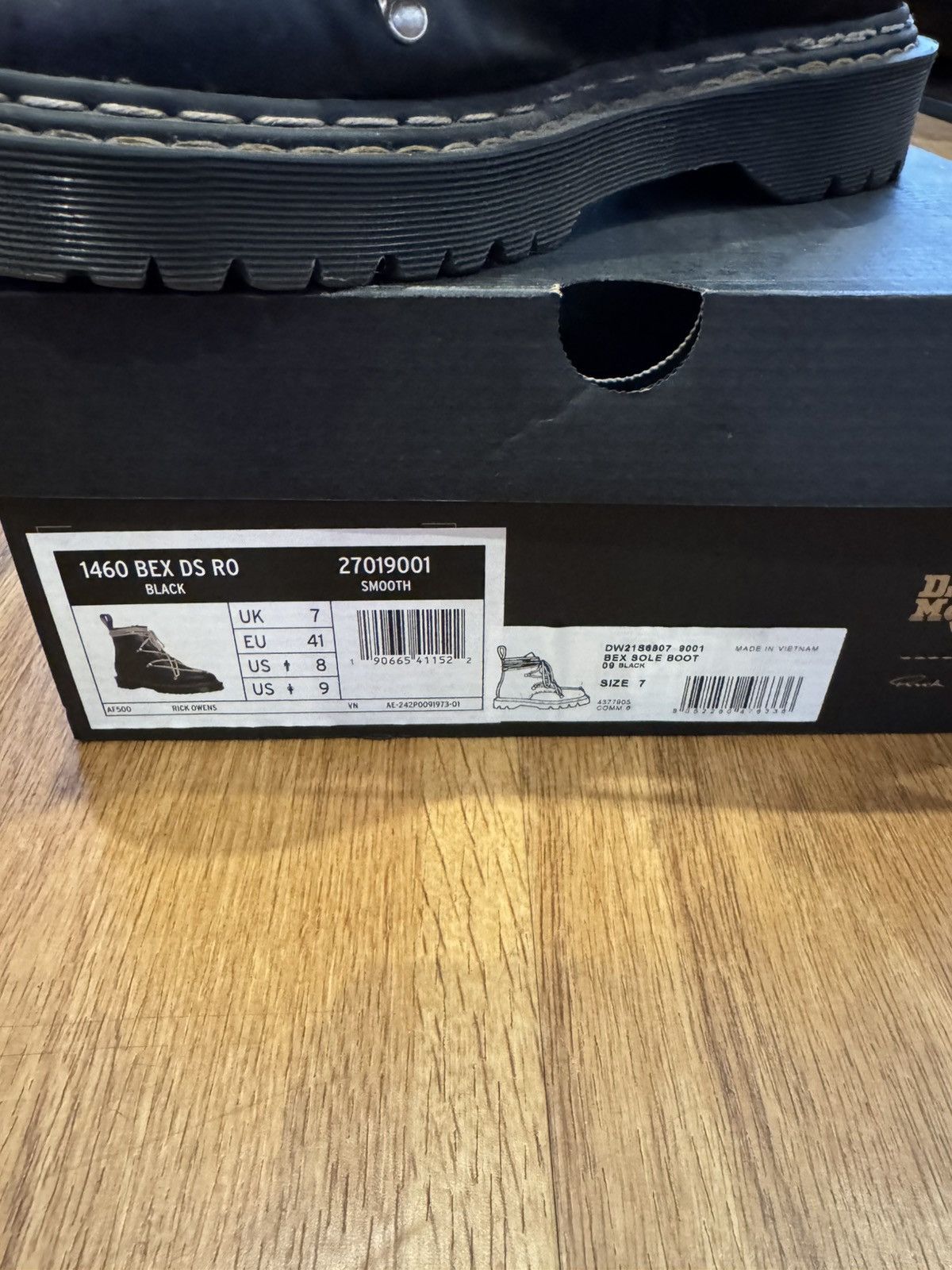 Dr. Martens × Rick Owens Rick Owens x Dr Martens Pentagram 1460 Boots Size US 9 / EU 42 - 2 Thumbnail