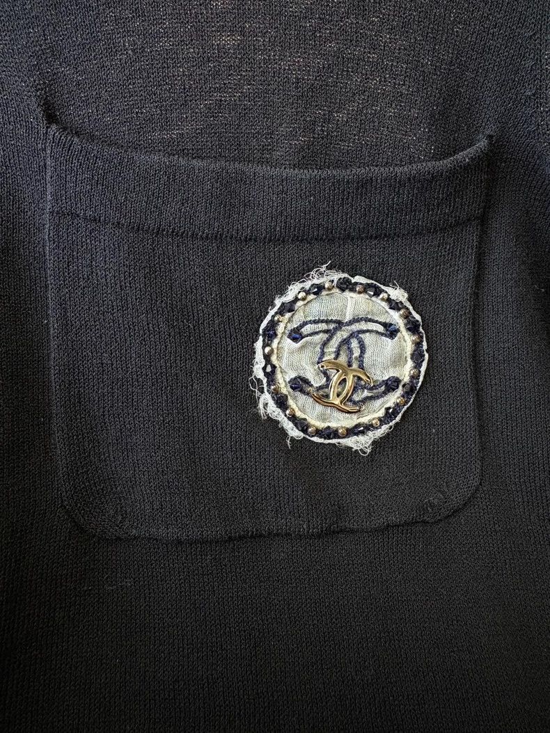 Chanel Chanel Black long-sleeved top 2503-Nextarrow Size XXS / US 00 / IT 34 - 4 Thumbnail