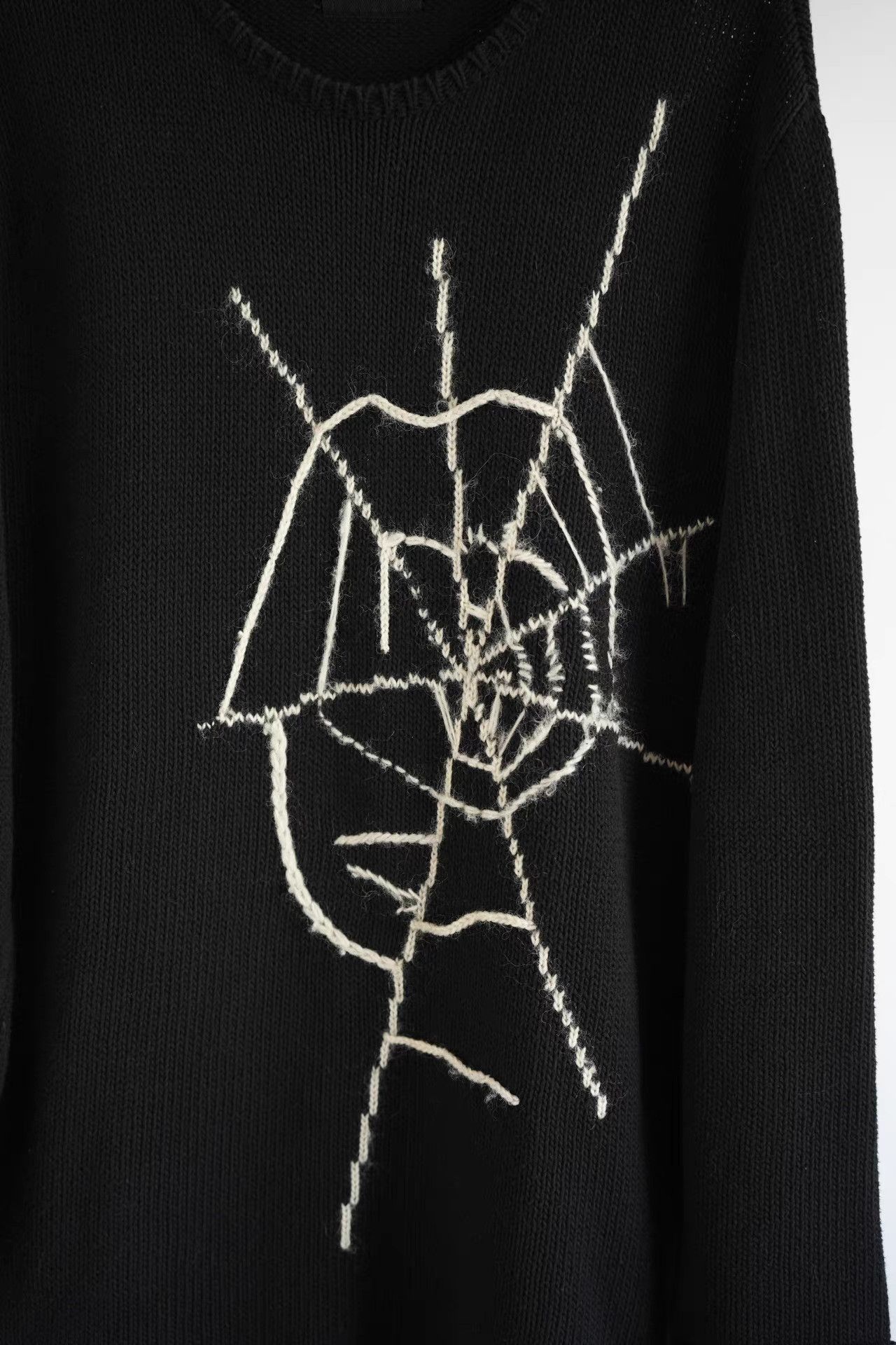 Yohji Yamamoto Yohji Yamamoto 18aw Spider Web Knit Sweater K4 Size US L / EU 52-54 / 3 - 3 Thumbnail