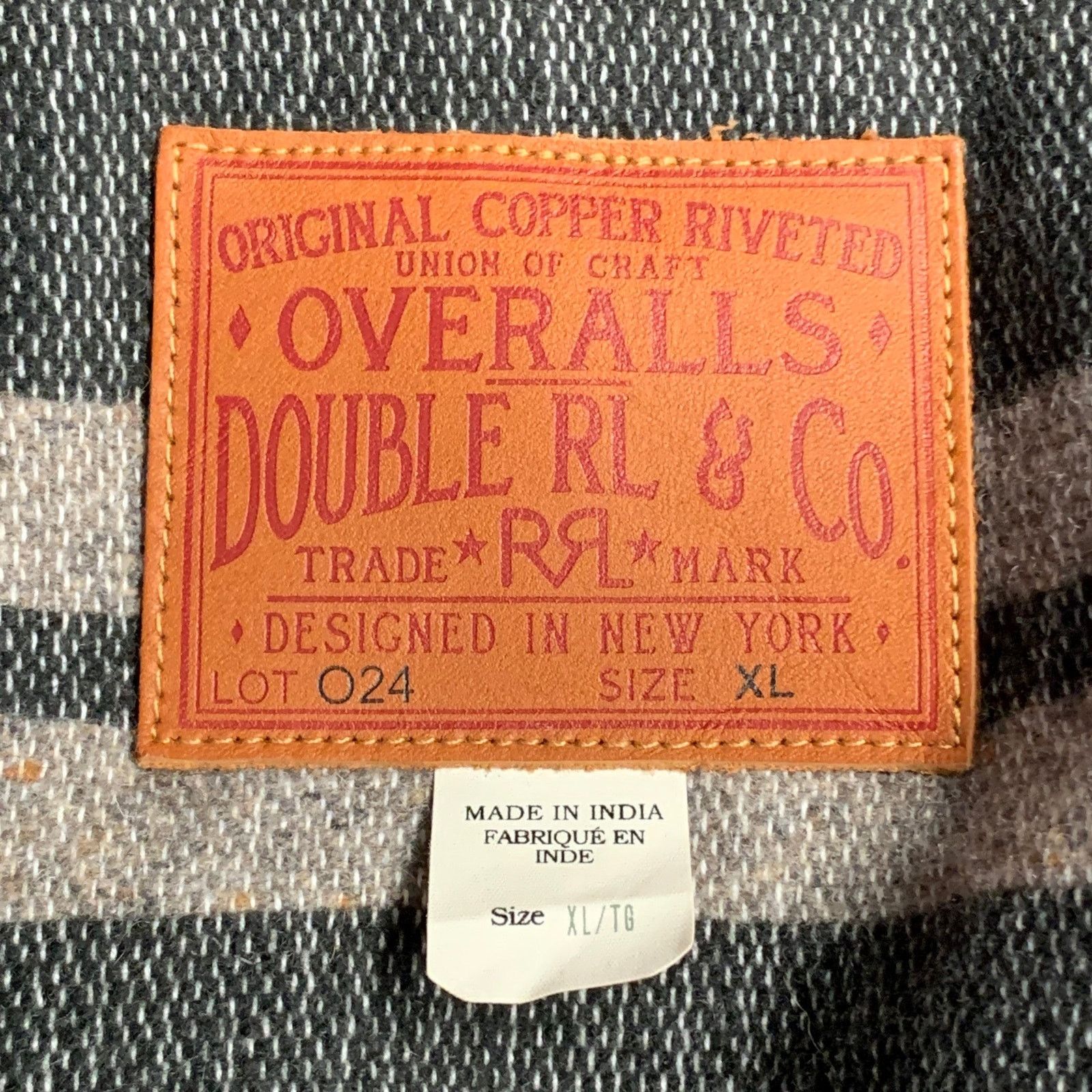 Ralph Lauren Grizzly Boa Size XL Brown Black Denim Sherpa Jacket Size US XL / EU 56 / 4 - 5 Thumbnail