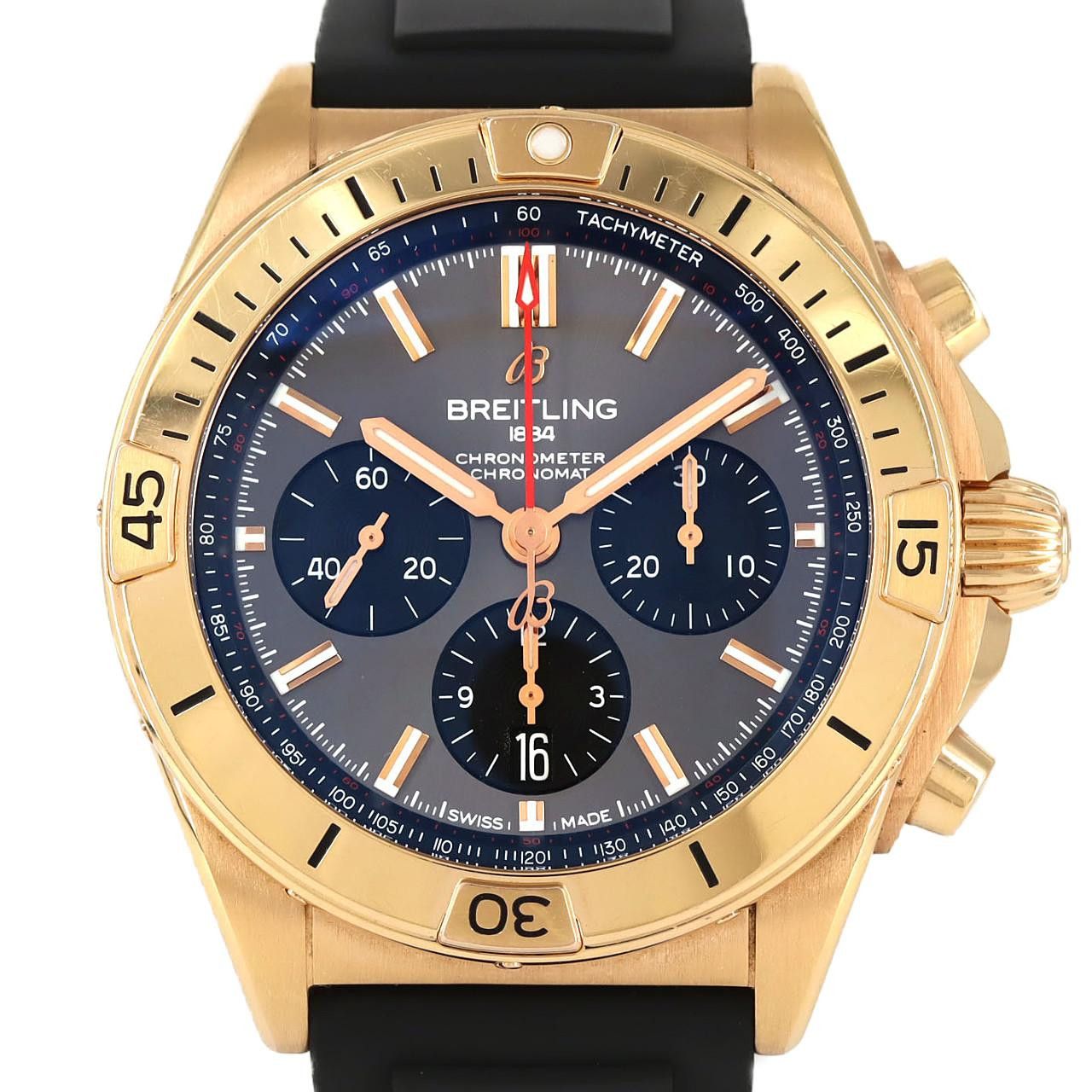 Breitling Breitling Breitling Chronomat B01 Pink Gold Automatic Precious Metal Automatic RB0134/RB0134101B1S1 DUTY FREE for USA Size ONE SIZE - 1 Thumbnail
