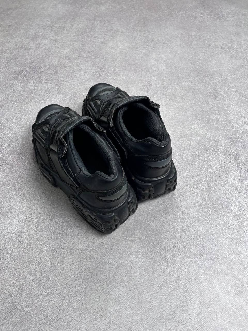 Japanese Brand × Vintage Vintage New Rock Style Avantgarde Grunge Leather Shoes Y2K Size US 8 / IT 38 - 7 Thumbnail