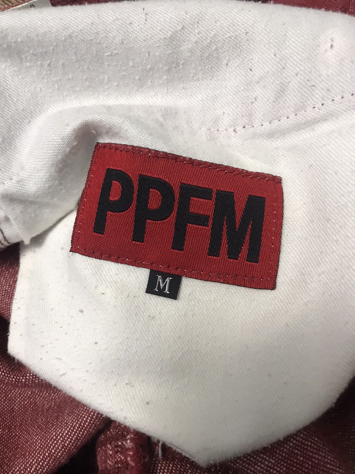 Beauty Beast × If Six Was Nine × PPFM Japanese PPFM Red Denim Pant Size US 30 / EU 46 - 6 Thumbnail