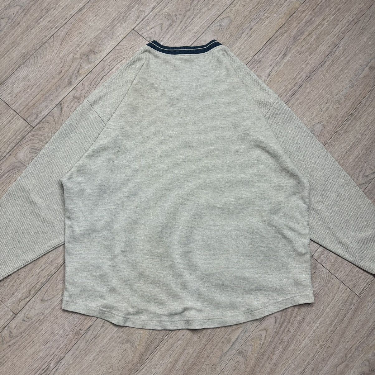 Adidas Vintage 90s Adidas Originals V-Neck Thermal Sweatshirt Size US XL / EU 56 / 4 - 10 Thumbnail