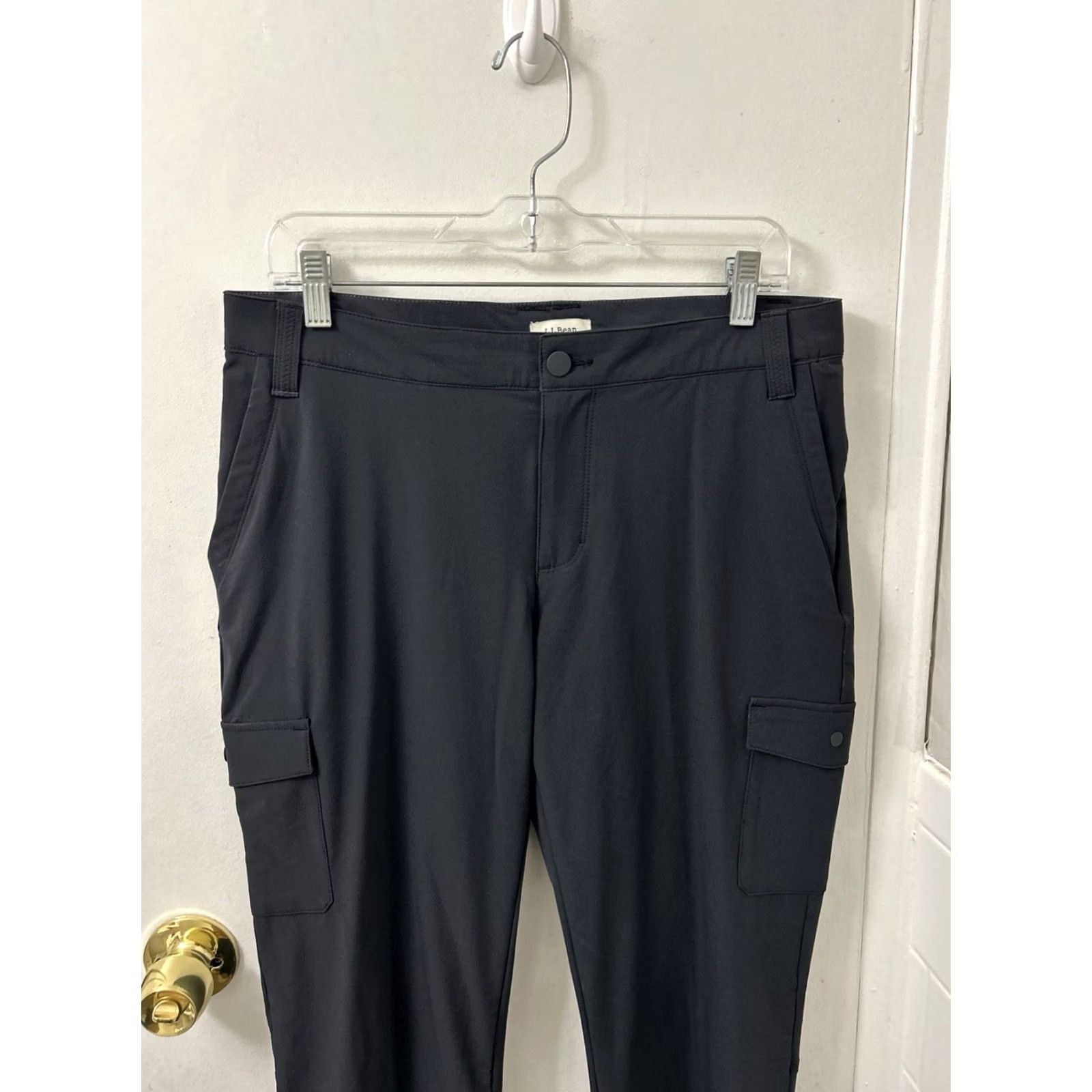 Vintage VINTAGE: No LL Bean Vista Camp Pants Womens 10 Black Cargo Hiking Outdoor Stretch 510673 Size 32" / US 10 / IT 46 - 2 Thumbnail