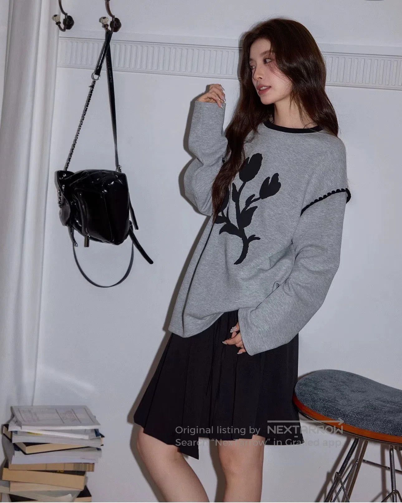 Gucci gray snake logo embroidered sweatshirt. Size US S / EU 44-46 / 1 - 9 Thumbnail