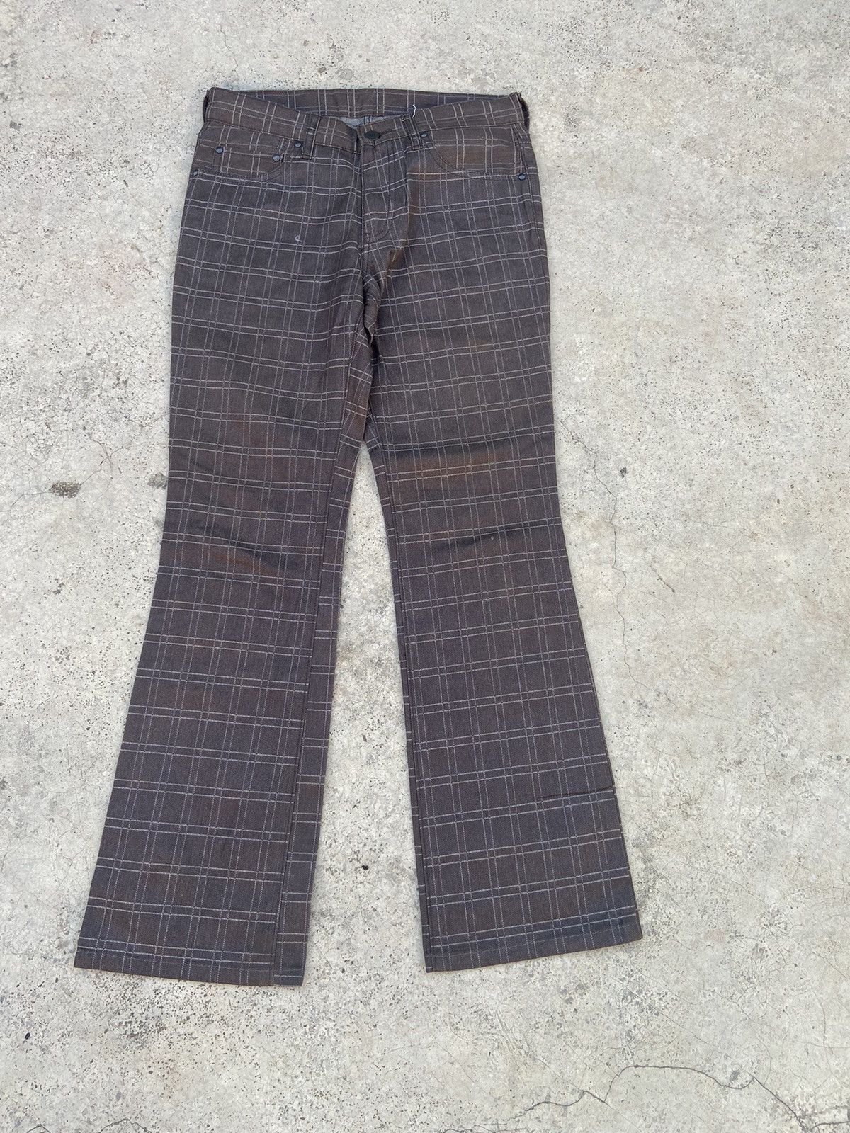 ABAHOUSE ABAHOUSE plaid pants punk if six was nine Size US 30 / EU 46 - 1 Thumbnail