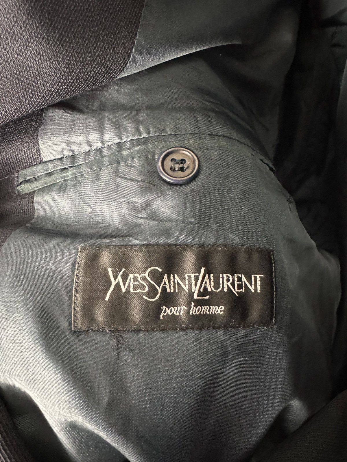 Yves Saint Laurent Yves Saint Laurent YSL Gold Button double breasted Blazer Size 50R - 4 Thumbnail