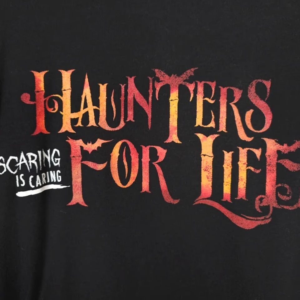 Alife Haunters Hangout T Shirt Mens Large Black Haunters For Life Halloween Canvas Crew Neck Short Sleeve Cotton Blend Double-Sided Print Size US L / EU 52-54 / 3 - 5 Thumbnail