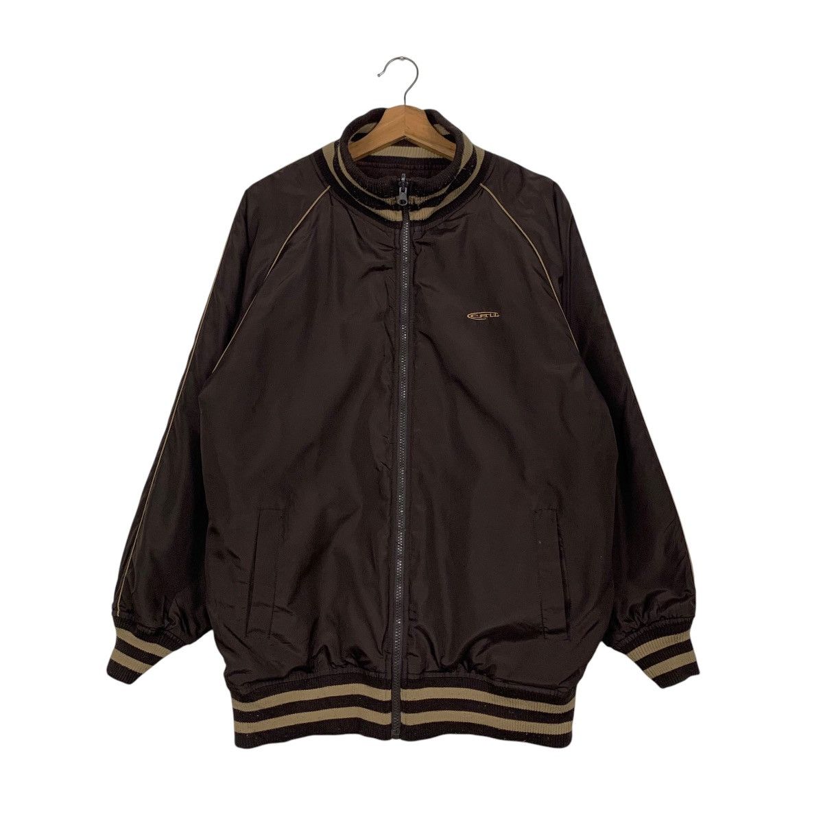 Vintage 90's CRU Design Corduroy Reversible Bomber Jacket #2861-C129 Size US XL / EU 56 / 4 - 20 Thumbnail