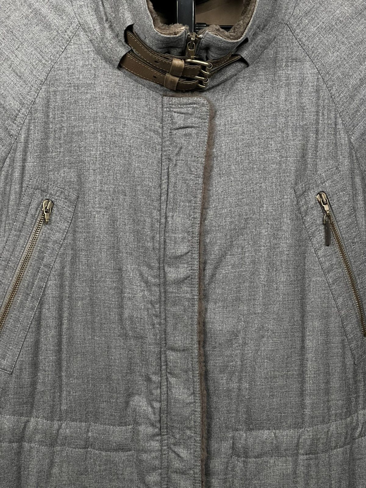Brunello Cucinelli Brunello Cucinelli RRP 6000 € Parka Coat Grey Faux Fur Colla Size L / US 10 / IT 46 - 5 Thumbnail