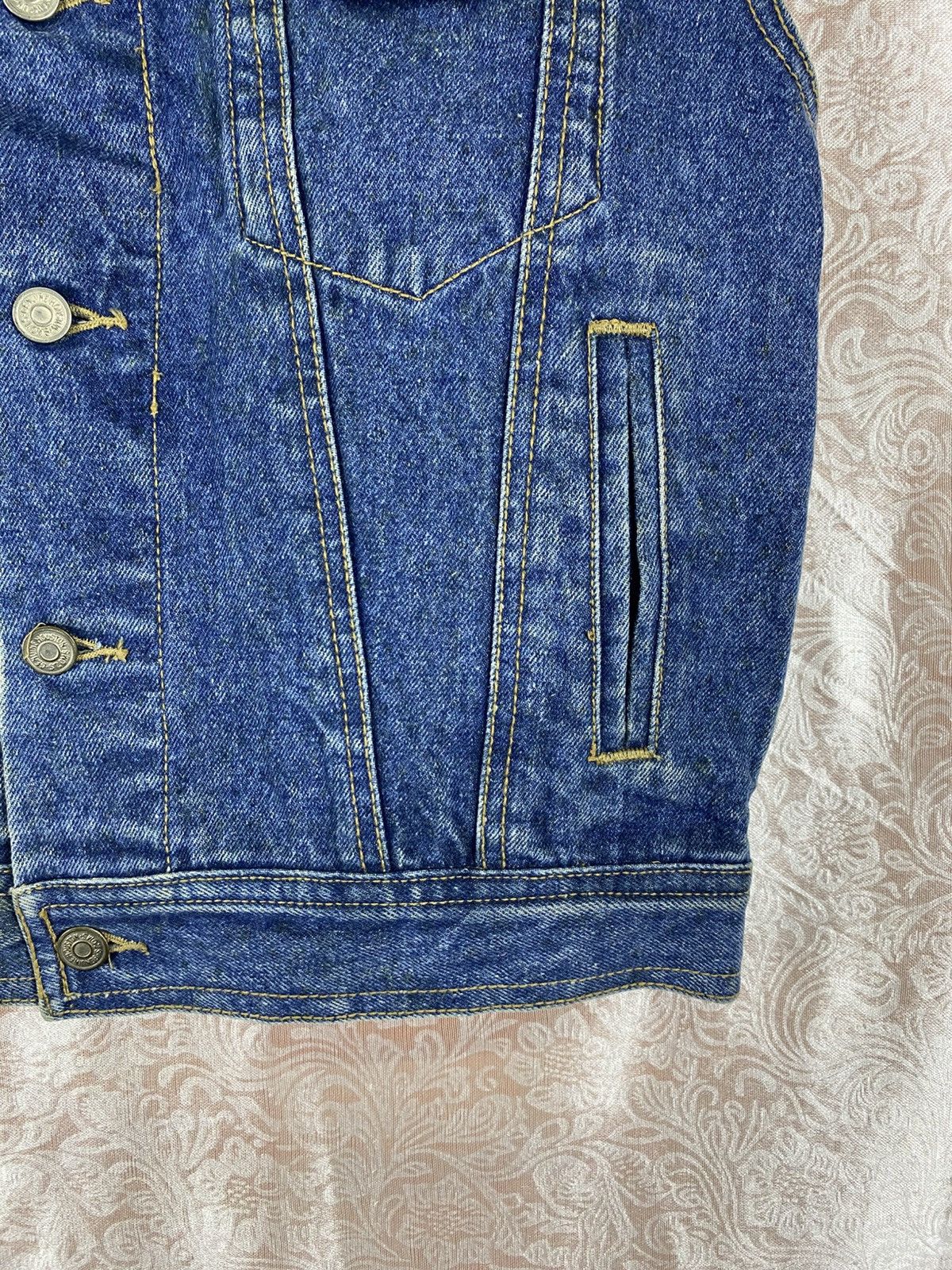 Japanese Brand Vintage Houston Denim Vest Workwear Trucker SleevelessJacket Size US M / EU 48-50 / 2 - 8 Thumbnail