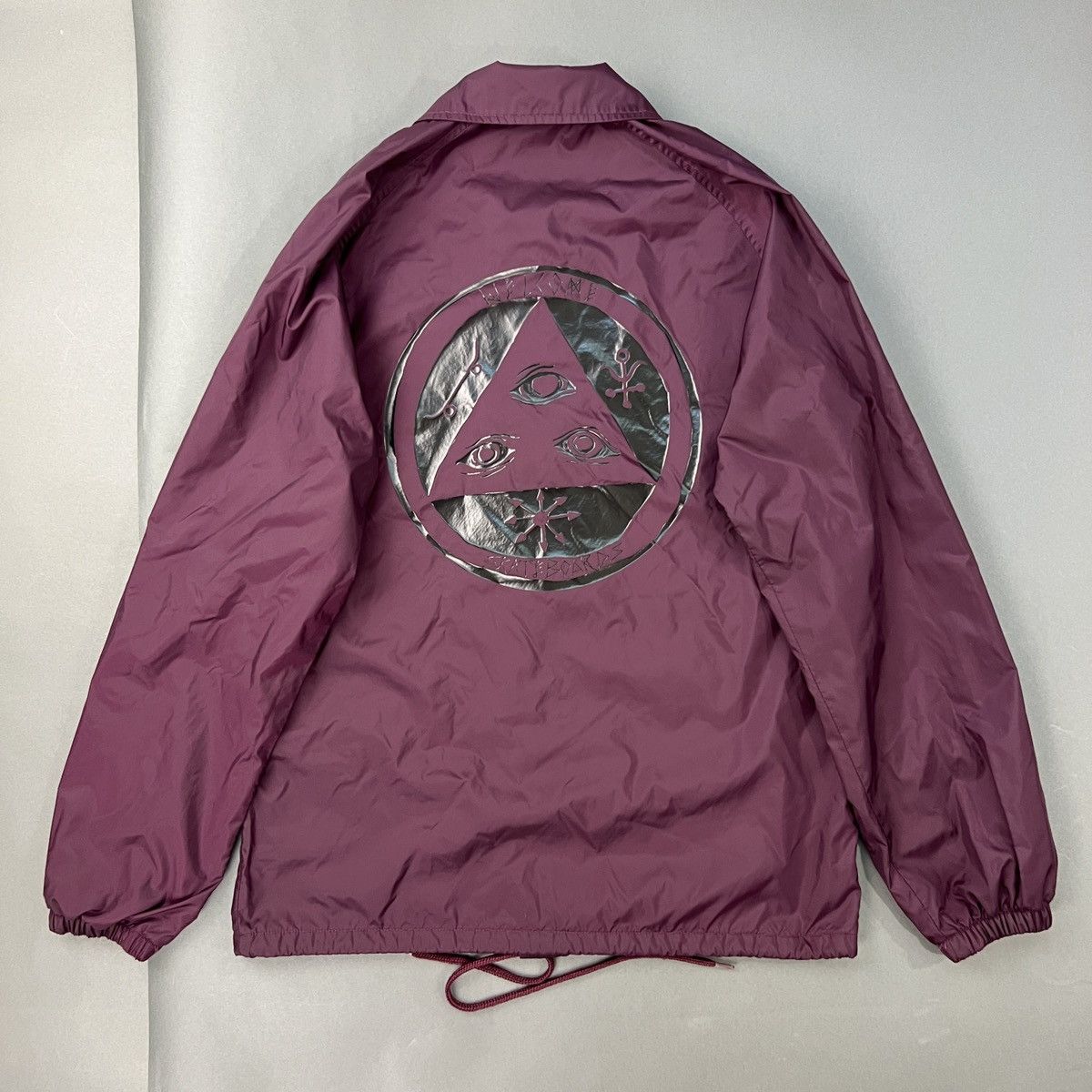 Designer × Welcome Skateboards WELCOME SKATEBOARDS Maroon Windbreaker Size US L / EU 52-54 / 3 - 1 Thumbnail