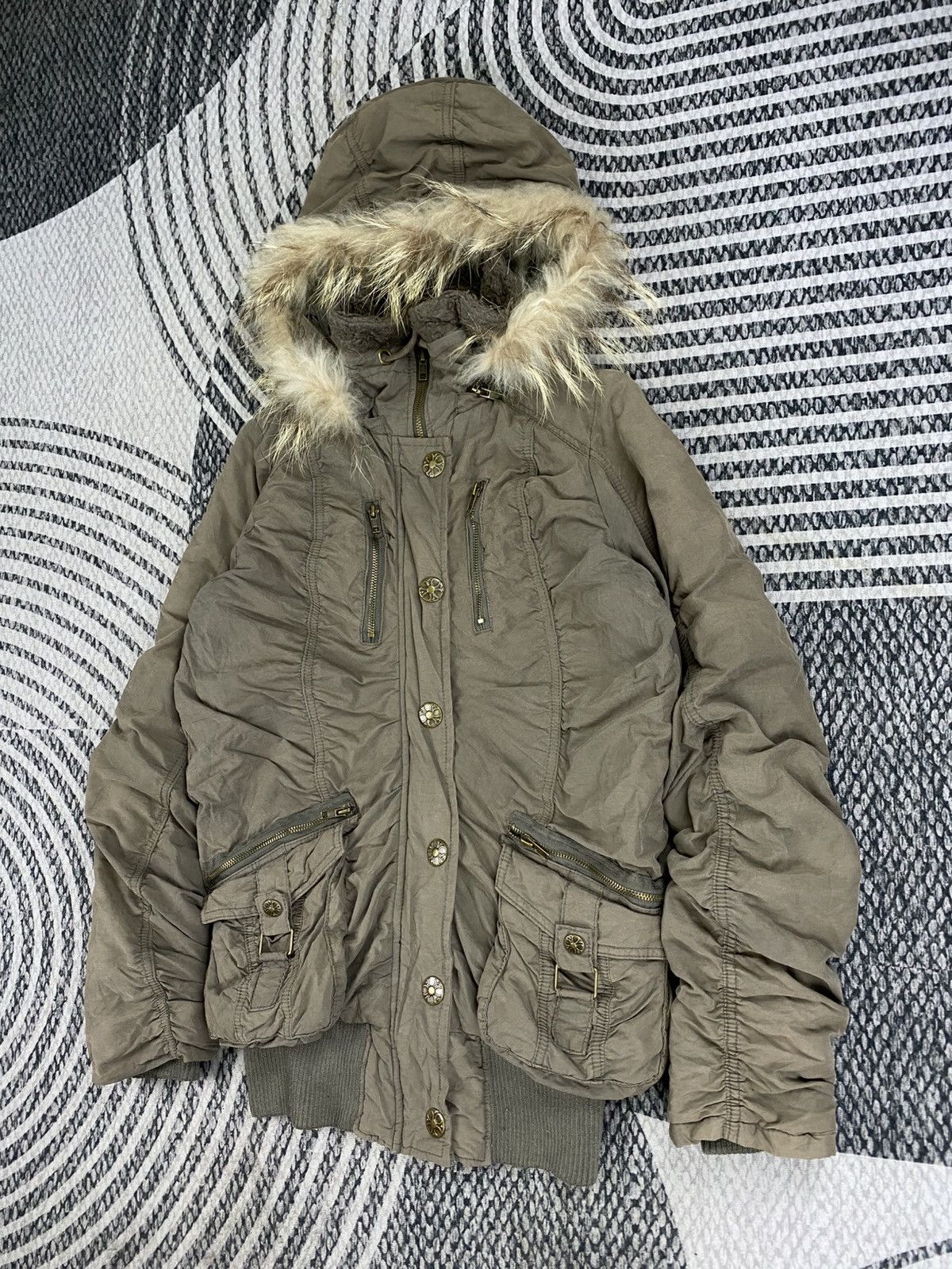 Hysteric Glamour Airforce Type-01 Hysteric Style Faux Fur Hooded Jacket Size US M / EU 48-50 / 2 - 4 Thumbnail