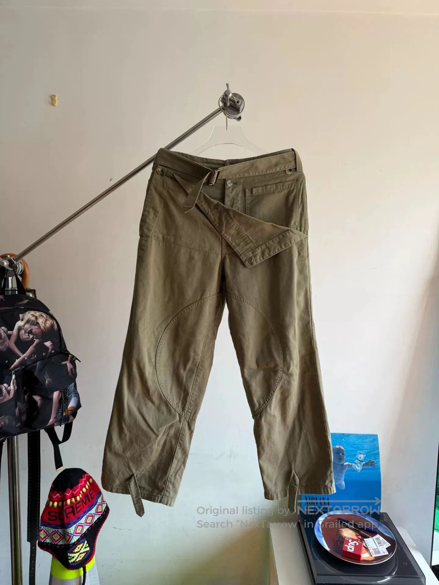 JW Anderson Jw Anderson Olive Green Trousers. Size US 26 / EU 42 - 1 Thumbnail