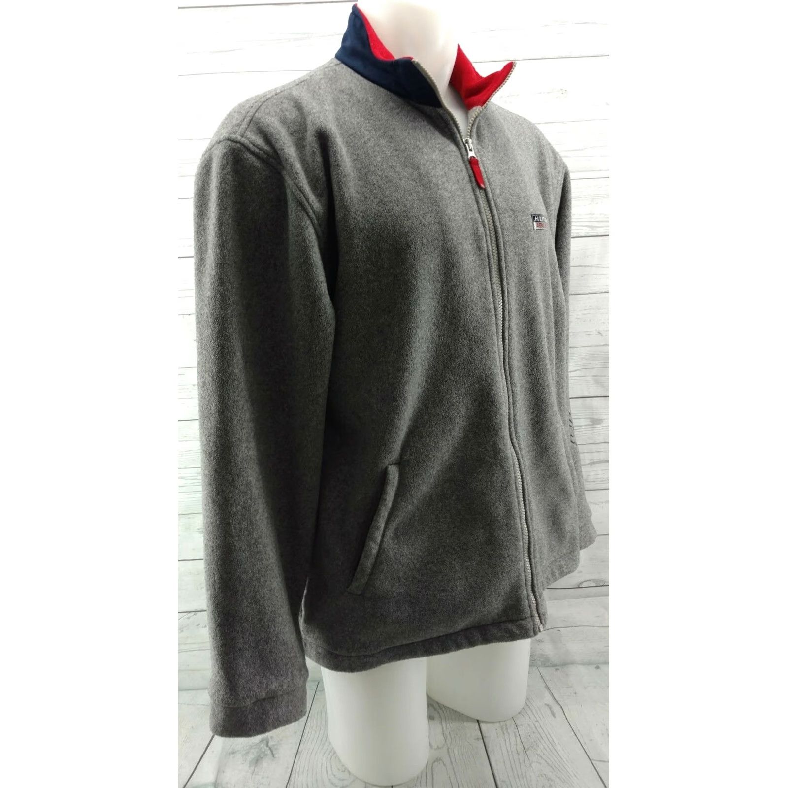 Tommy Hilfiger TOMMY HILFIGER ATHLETICS FLEECE JACKET COAT MENS XL Full Zip Size US XL / EU 56 / 4 - 5 Thumbnail