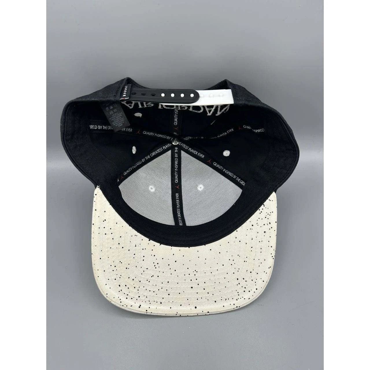 Jordan Brand Air Jordan Pro Hat Men Black White Classic Cement Snap Back Size ONE SIZE - 2 Thumbnail