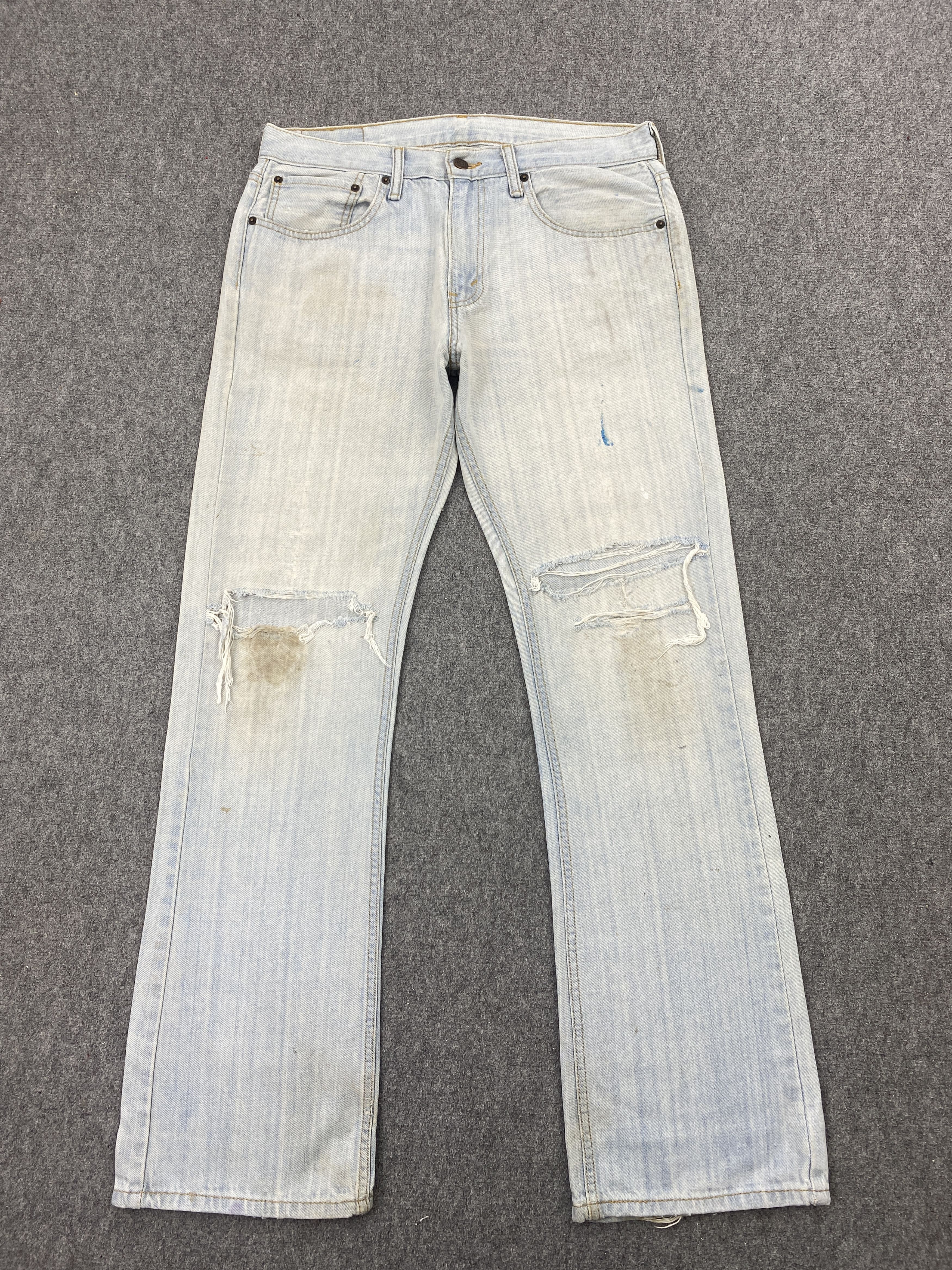 Levi's × Vintage Distressed Light Washed Vintage Levi's 527 Bootcut Jeans Size US 34 / EU 50 - 1 Thumbnail