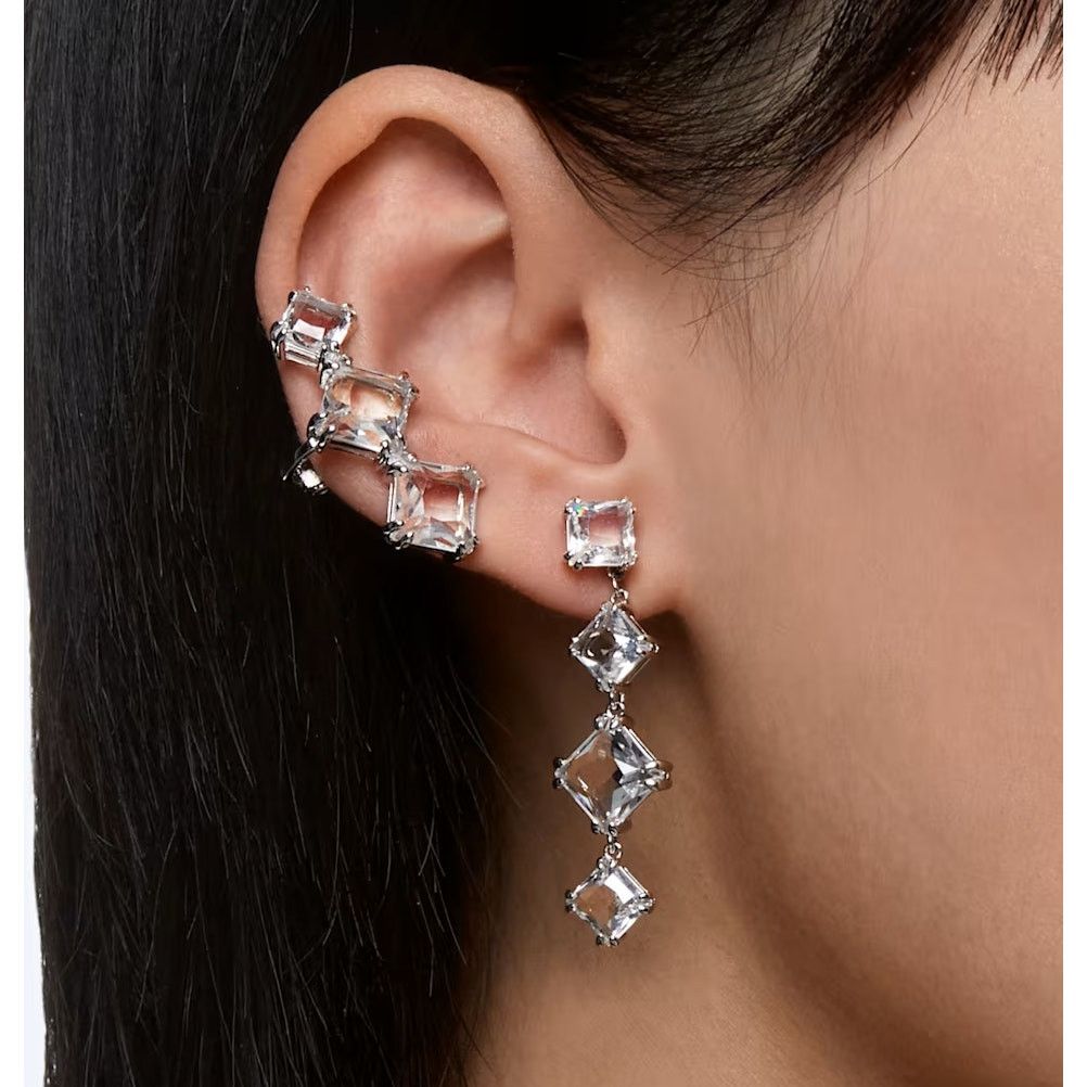 Swarovski Swarovski Millenia ear cuff Set (2), Asymmetrical design Size ONE SIZE - 8 Thumbnail