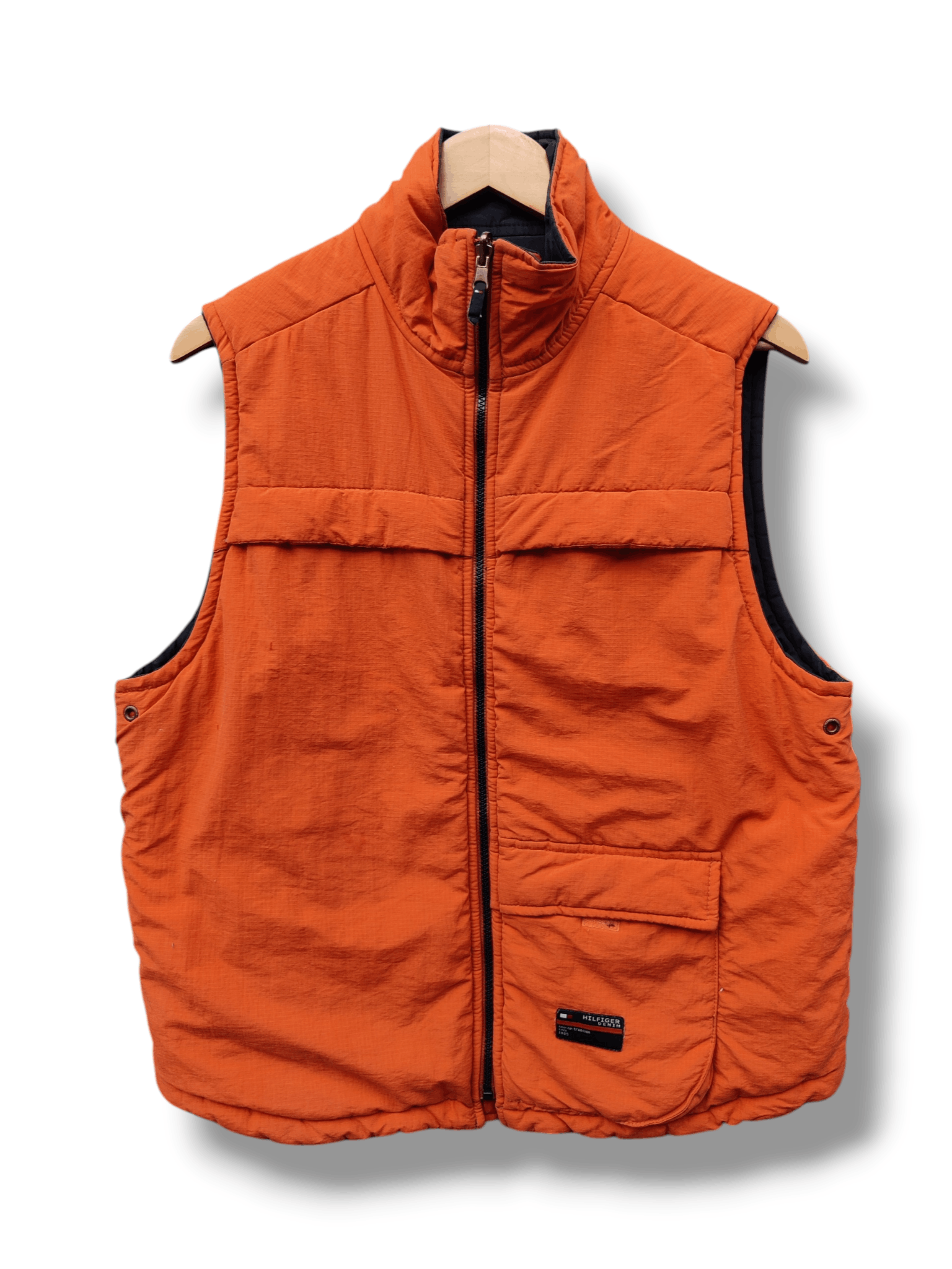 Tommy Hilfiger Vintage Reversible Tommy Hilfiger Jeans Vest Puffer Jacket Size US M / EU 48-50 / 2 - 2 Thumbnail