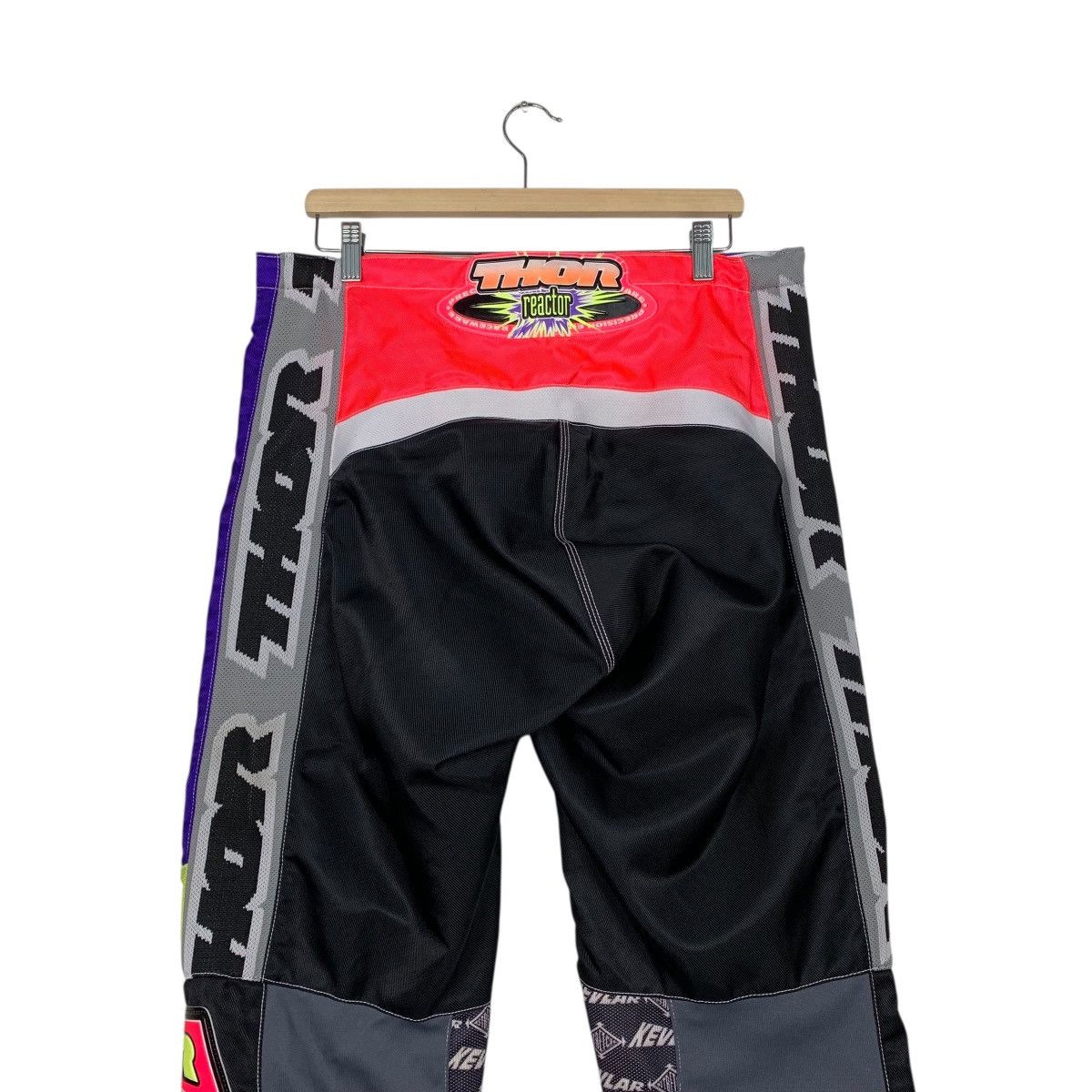 Other Vintage 90s Thor Reactor Motorcross Racing Pants Size US 34 / EU 50 - 9 Thumbnail