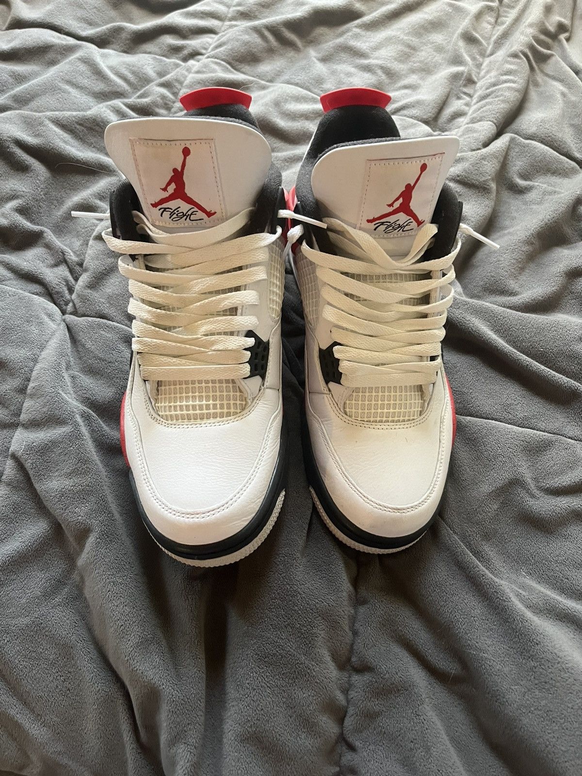 Jordan Brand × Nike JORDAN 4 RED CEMENT Size US 10.5 / EU 43-44 - 1 Thumbnail
