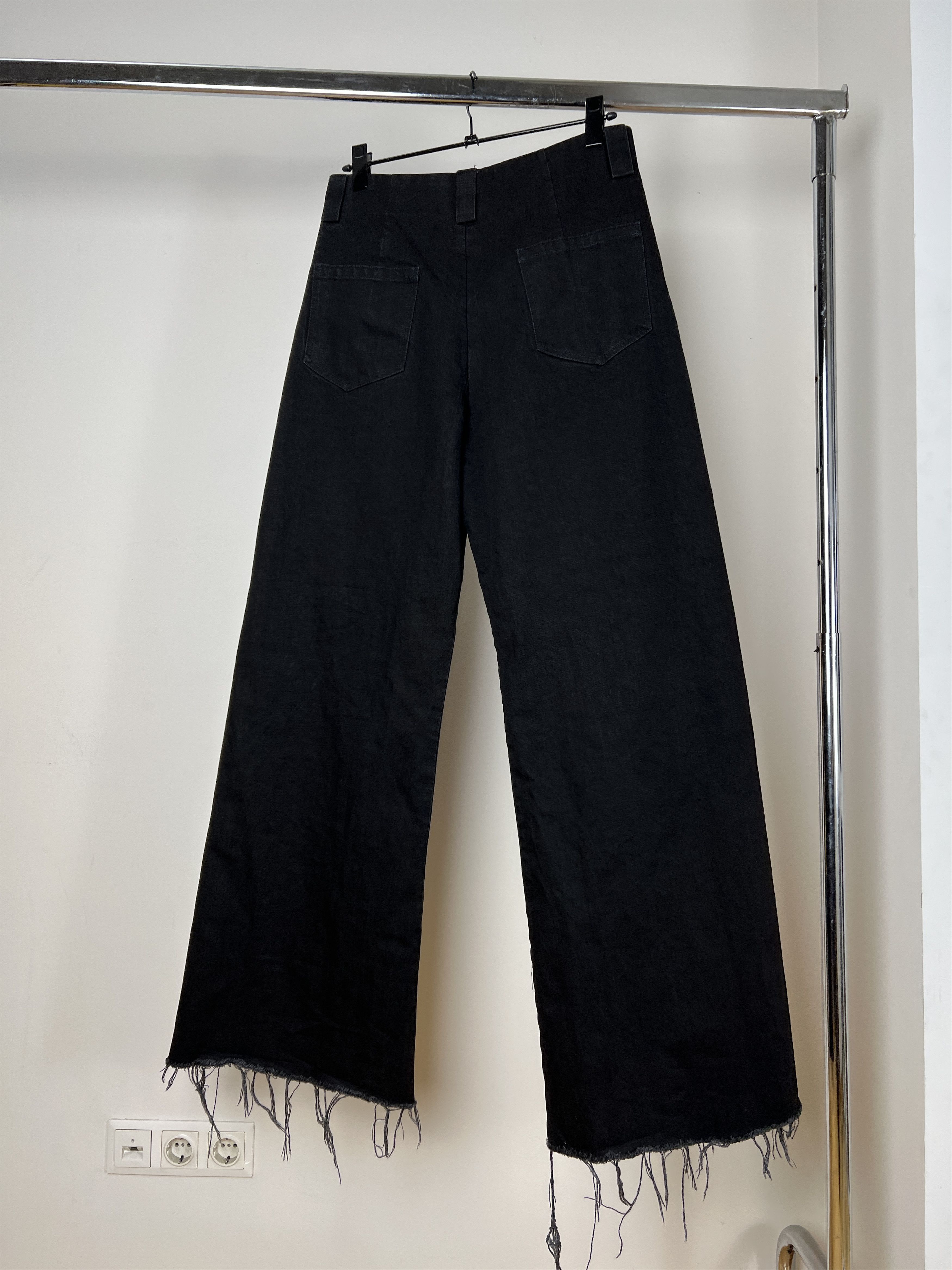 Other NKTRMNV WIDE DENIM PANTS BLACK 01.01 Size US 34 / EU 50 - 14 Thumbnail