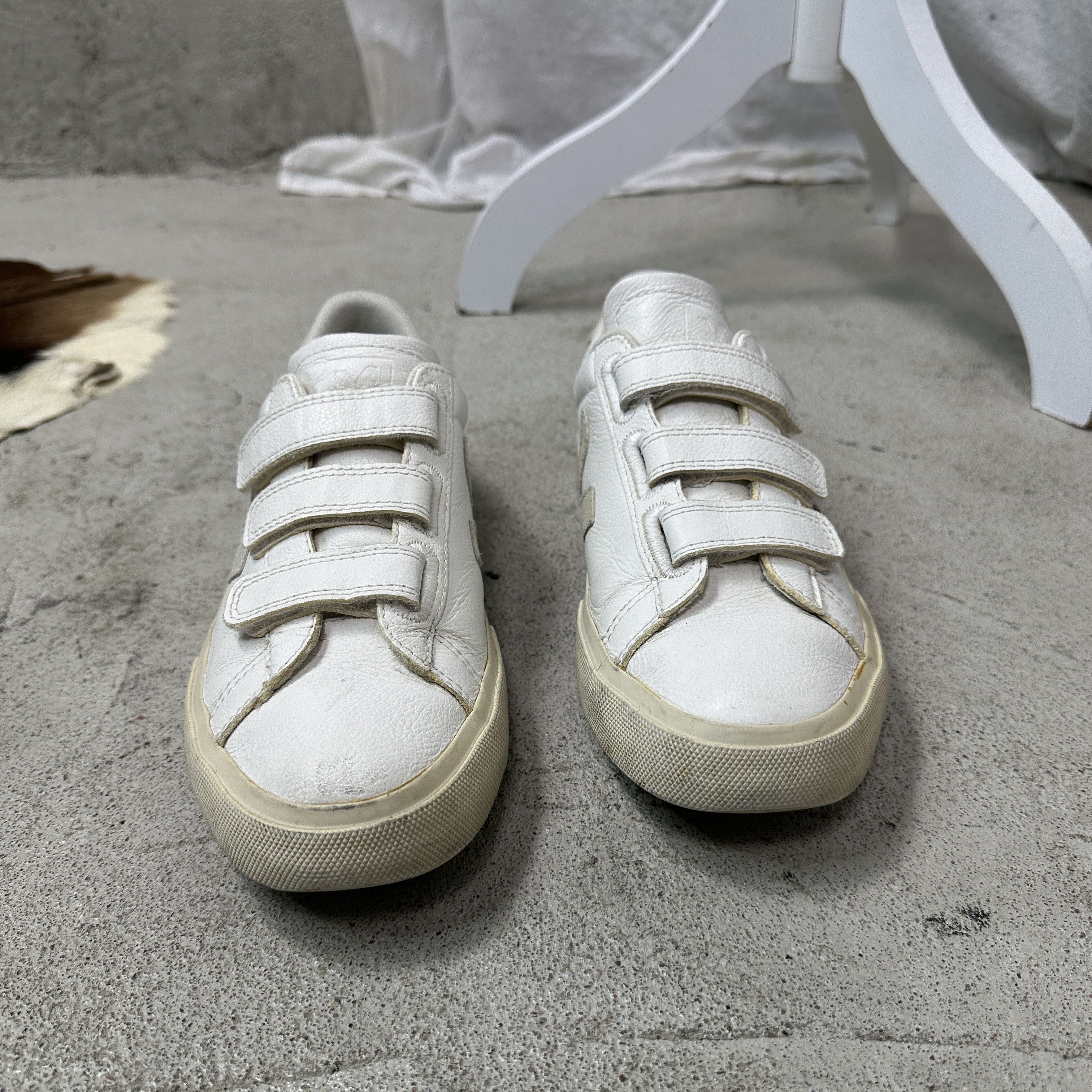 Veja Vintage Leather Streetwear Sporty Velcro Veja Sneakers Y2K Size US 9 / IT 39 - 5 Thumbnail