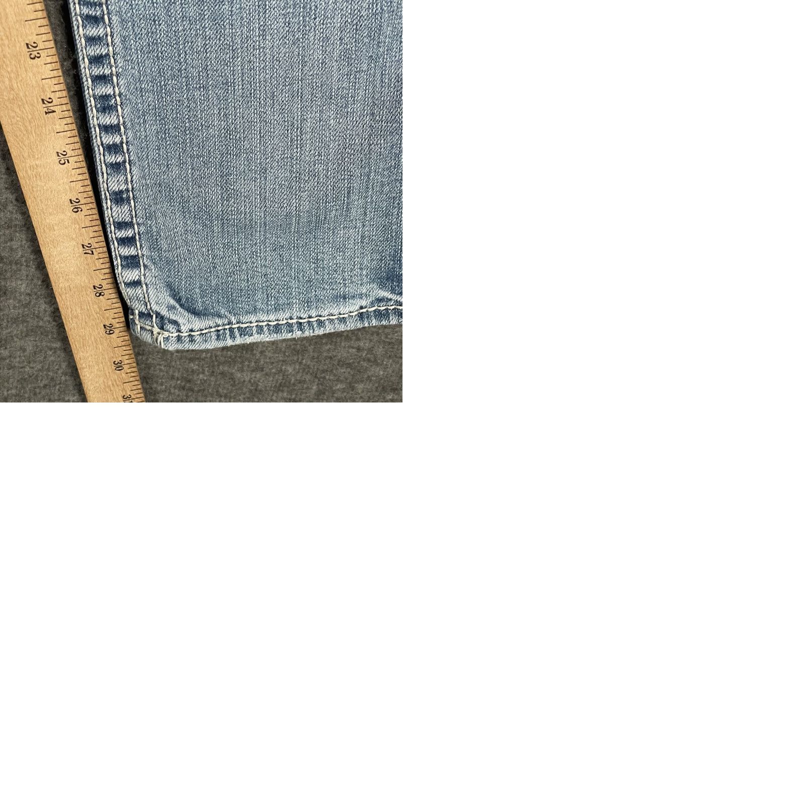 BKE BKE Alec Jeans Mens Slim Straight Leg Light Wash Denim 29x29 Stretch Cotton Zip Fly Pockets Regular Inseam 29 Men Size US 28 / EU 44 - 9 Thumbnail